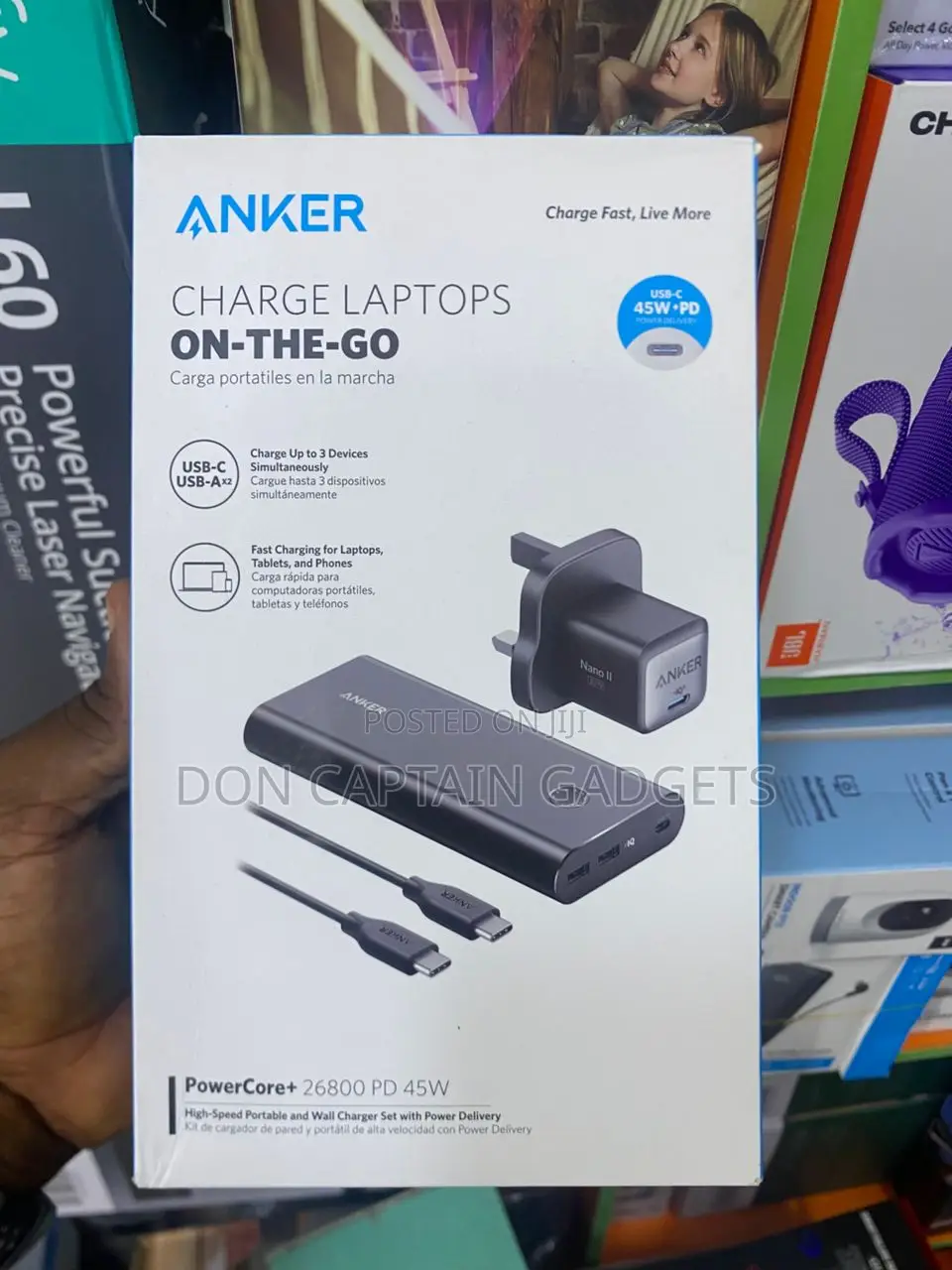 Anker Powercore+ 26800 Pd 45w Charge Laptops on the Go