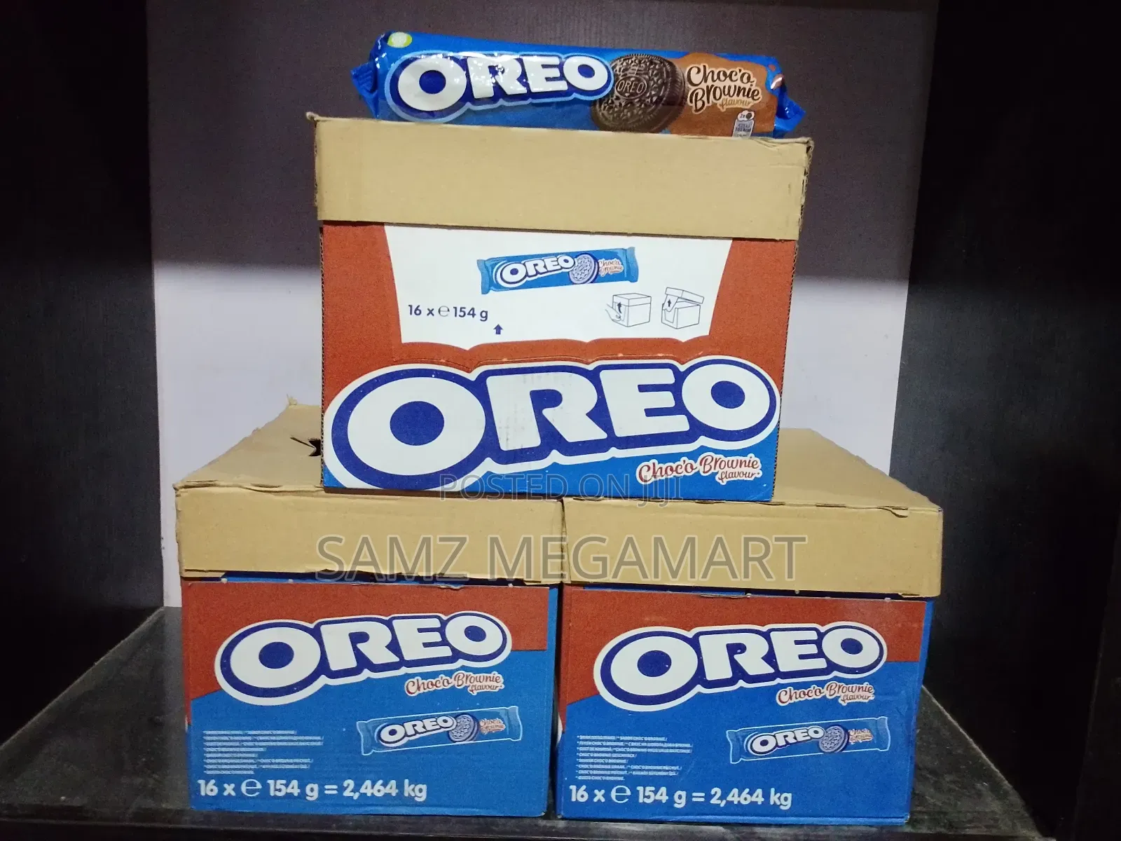 Oreo Biscuits Choc Brownie 16x154g