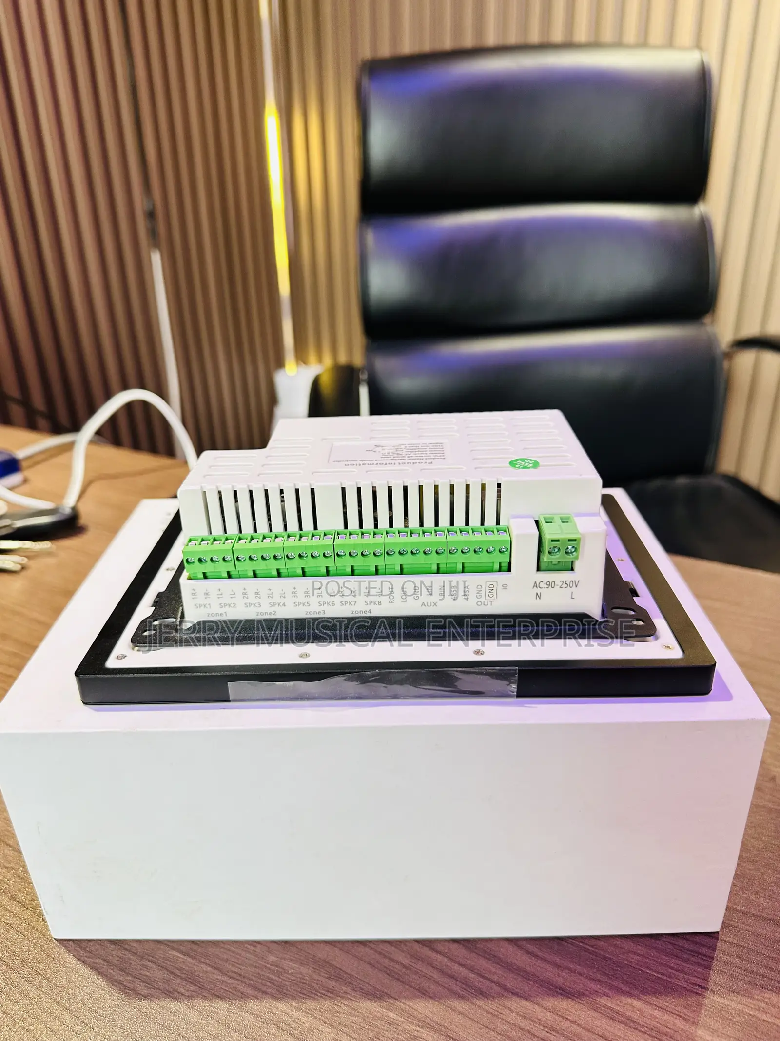 8inches Smart In Wall Amplifier With Alexa And Tuya 4zone