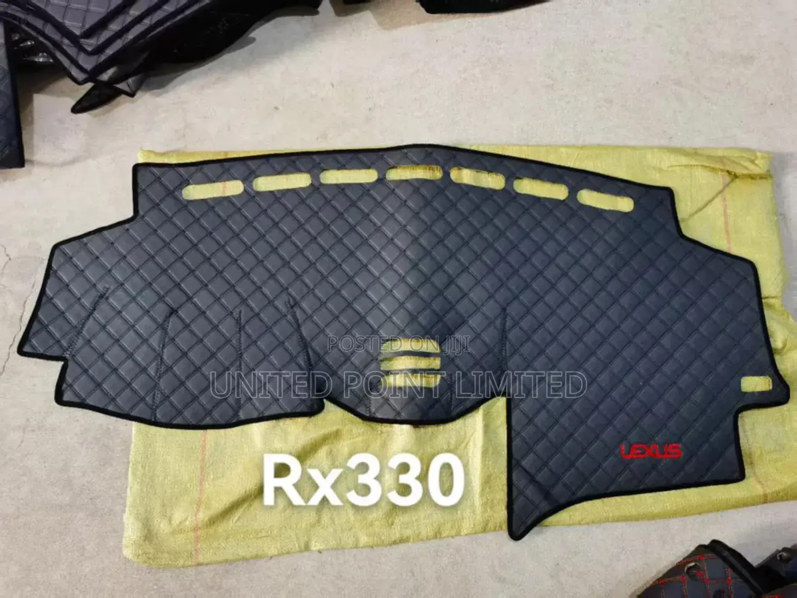 Leather Dashboard Cover for Rx330 Black