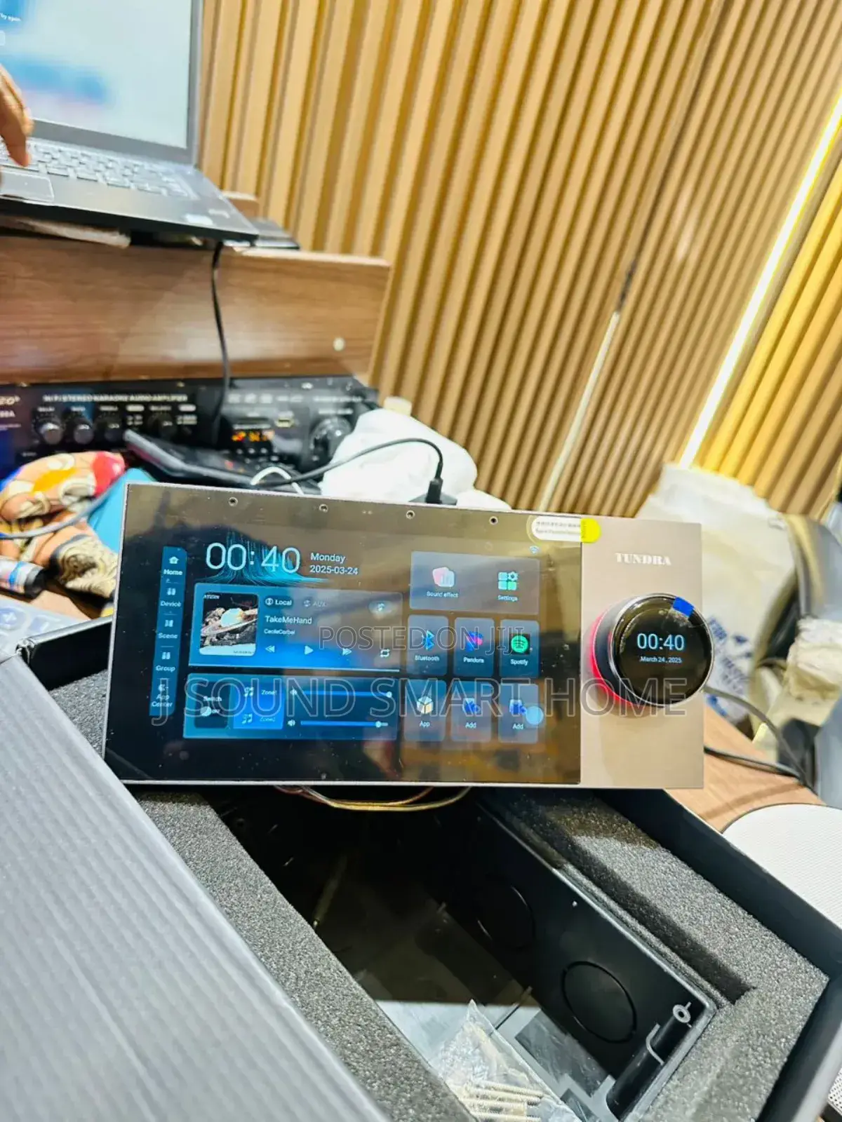 Smart In Wall Amplifier With Alexa And Tuya