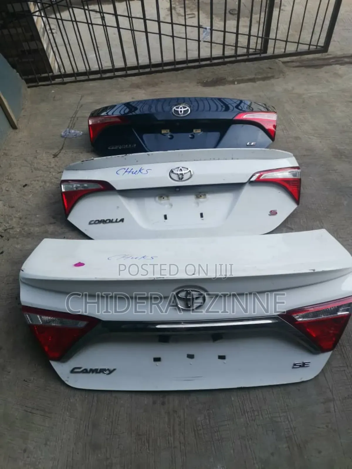 Toyota Corolla 2015 Camry 2015. Complete Boots