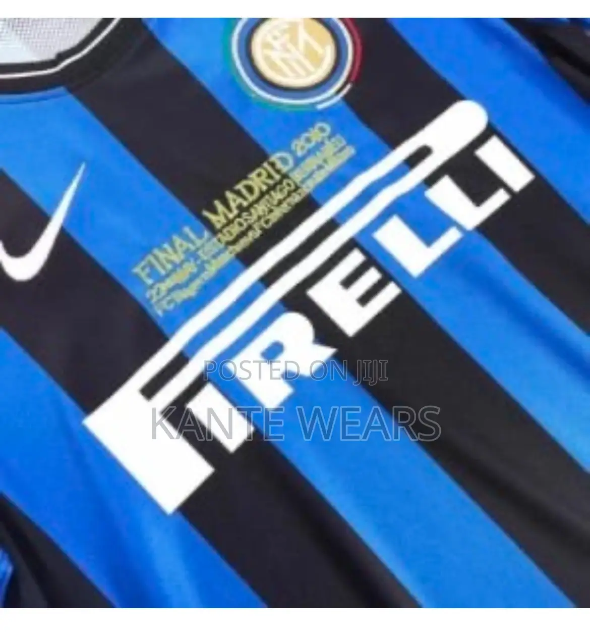Inter Milan 2010 Champions League Final Retro Home Jersey
