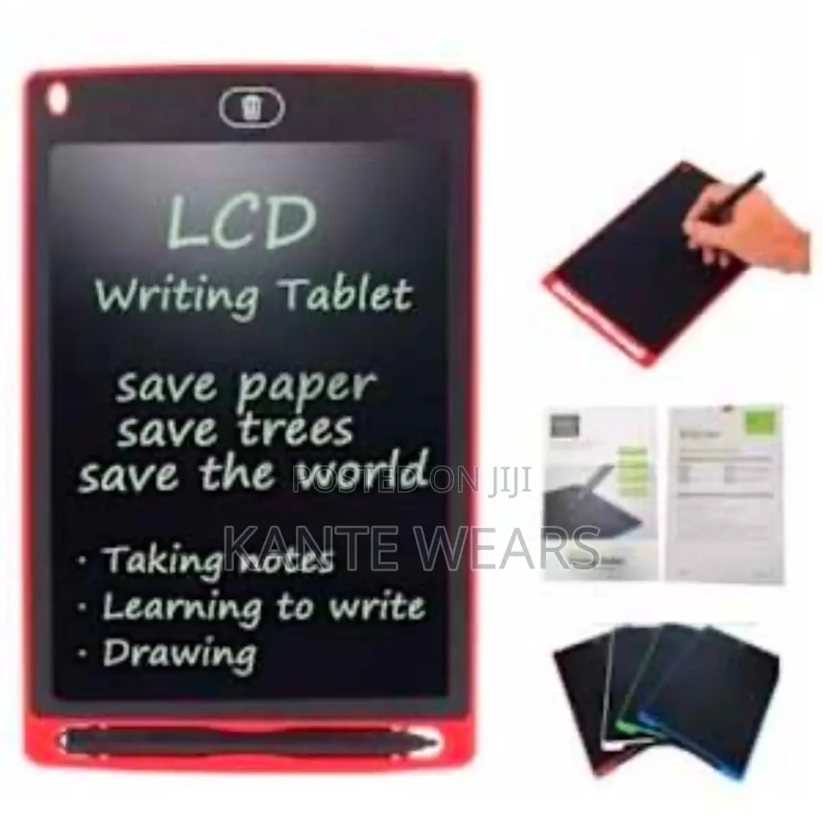 8.5" Kids Electronic LCD Writing Tablet + Free Stylus Pen