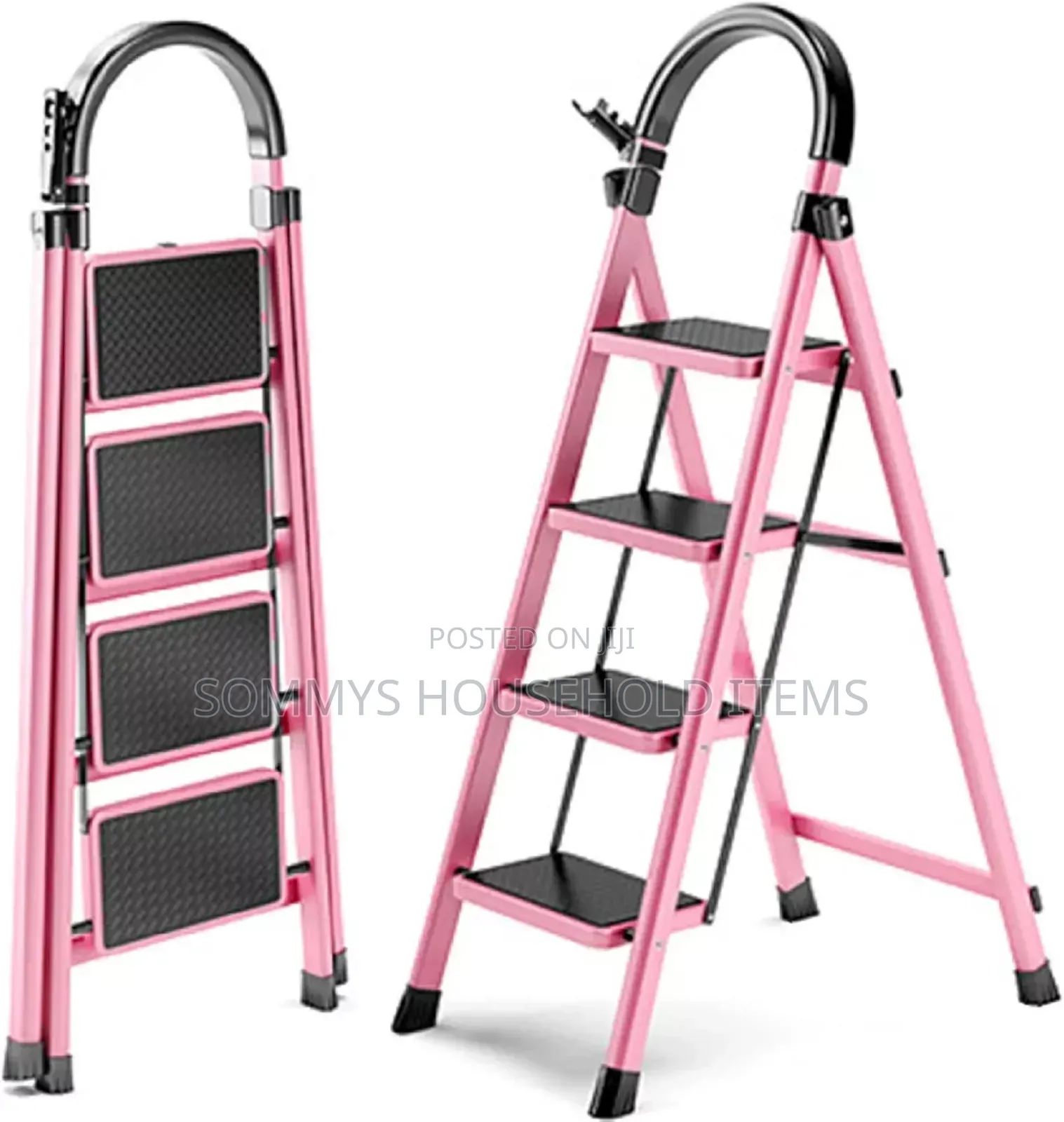 4 Steps Ladder (Pink)