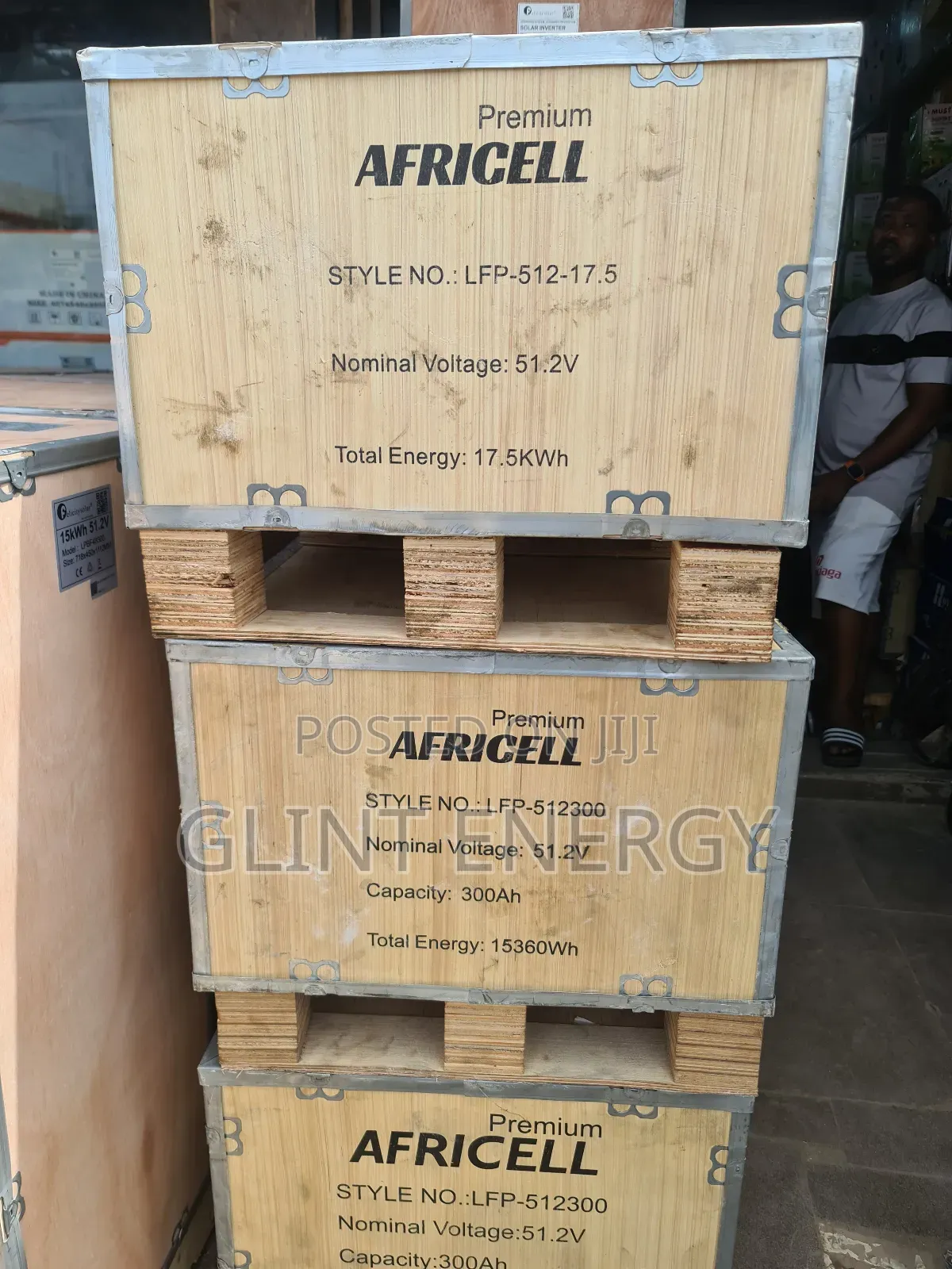 7.5kwh 48v Africell Lithium Iron Batteries