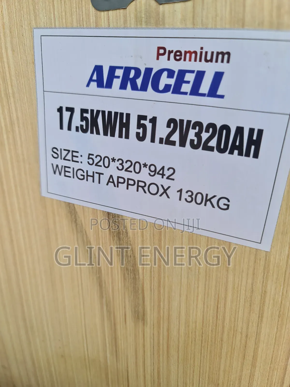 7.5kwh 48v Africell Lithium Iron Batteries