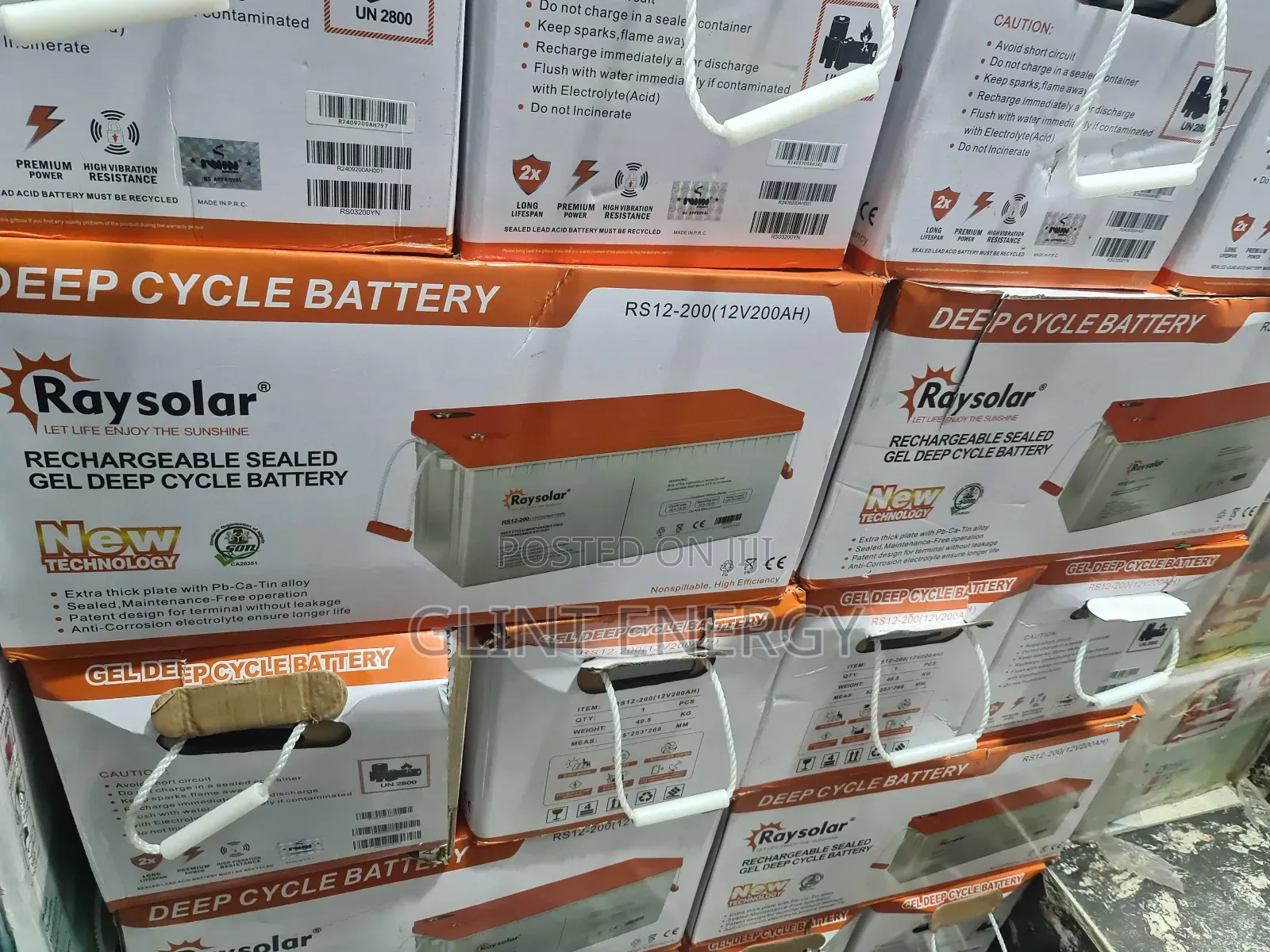 200ah 12v Raysolar Gel Battery
