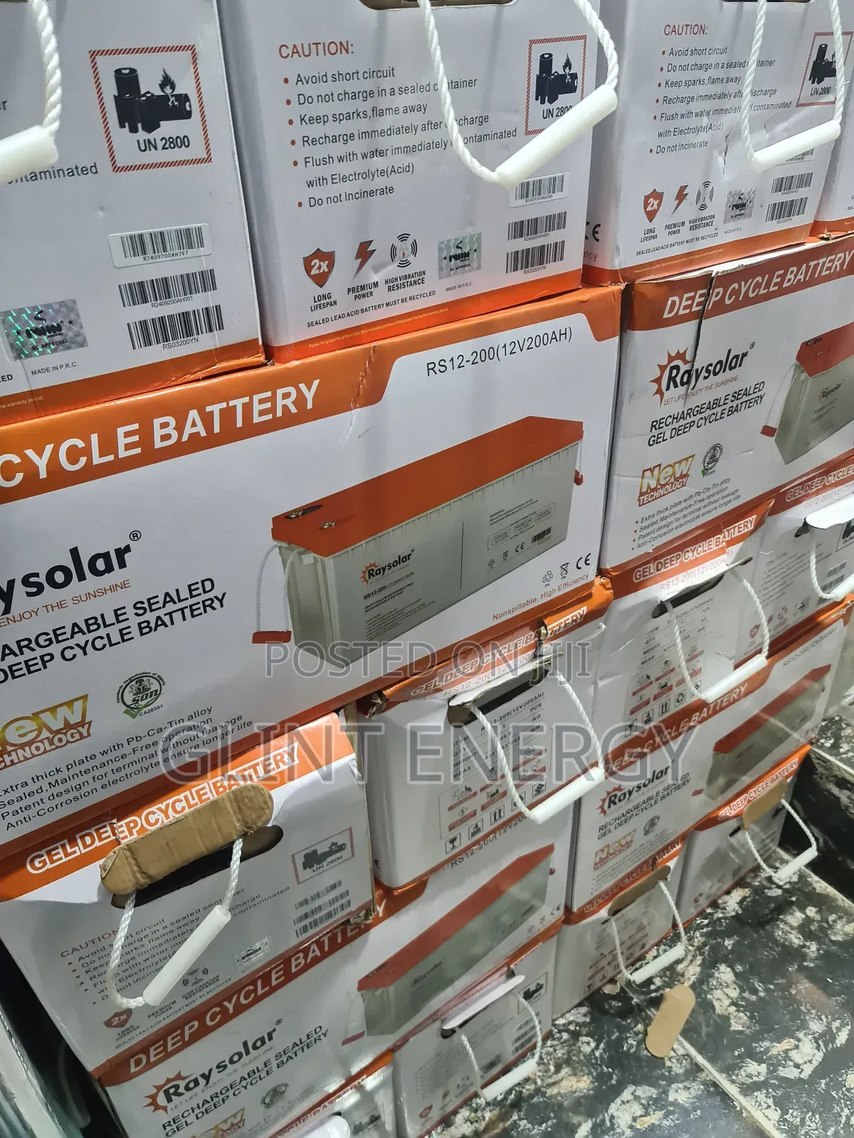 200ah 12v Raysolar Gel Battery