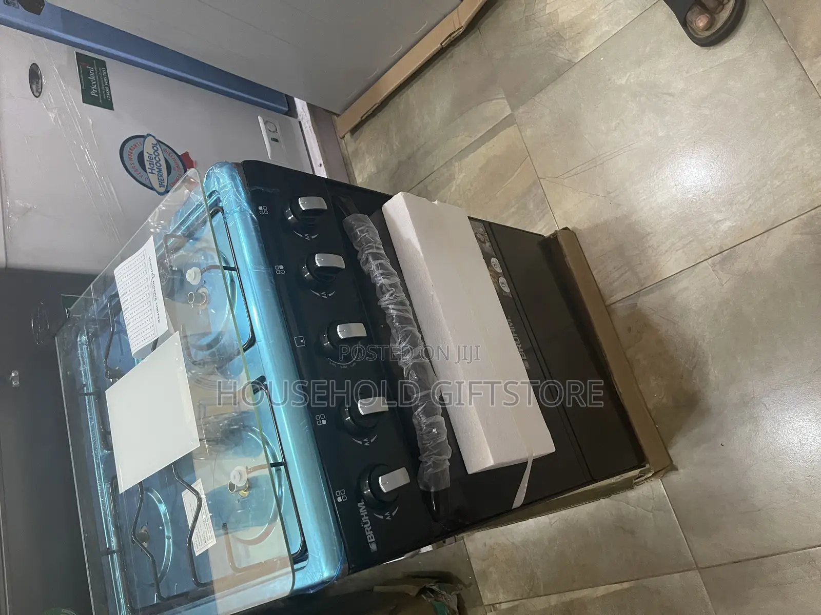 Bruhm 4 Burner Gas Cooker With Oven