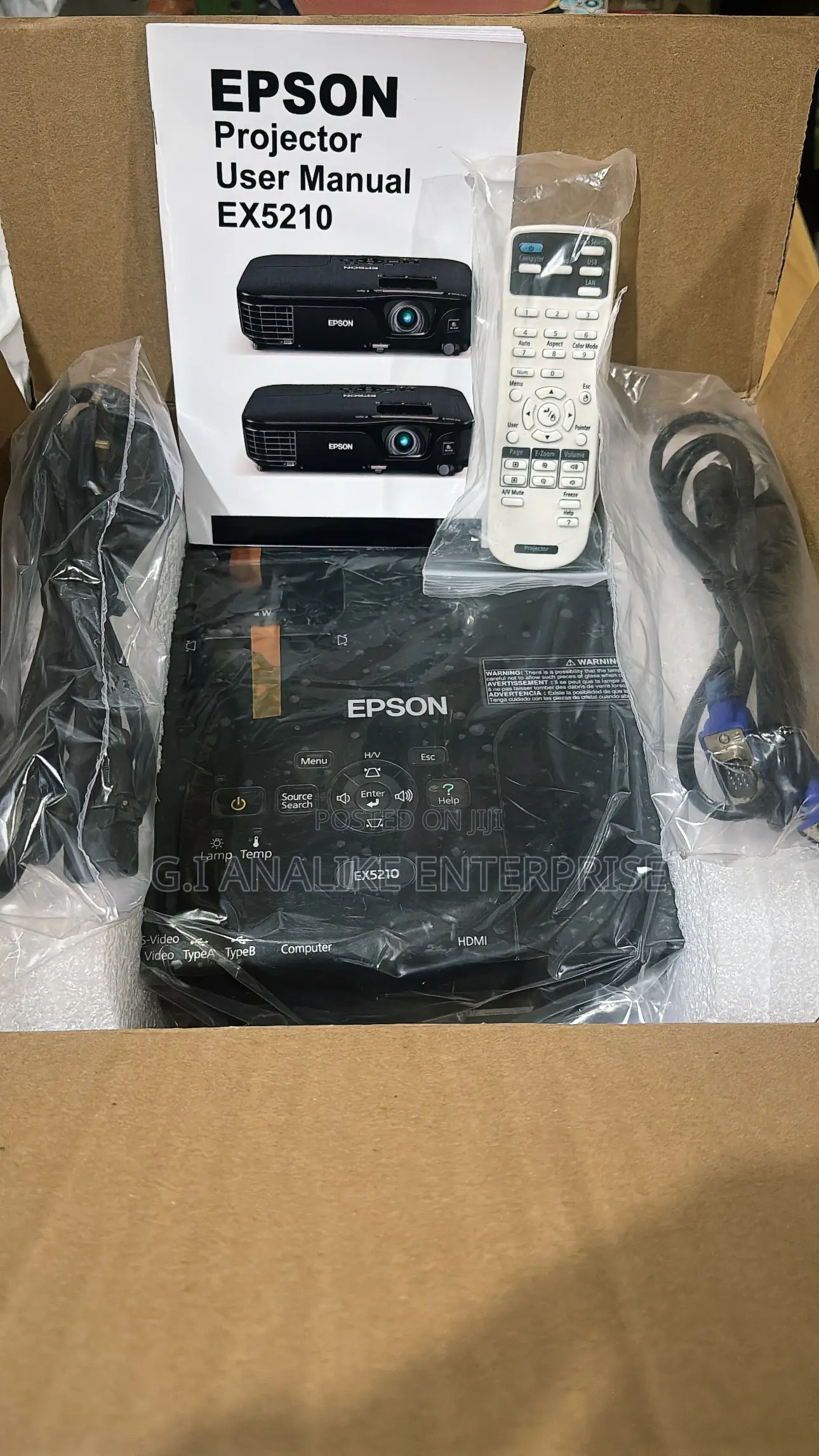 Epson Ex5210 Portable Xga 3lcd Projector.
