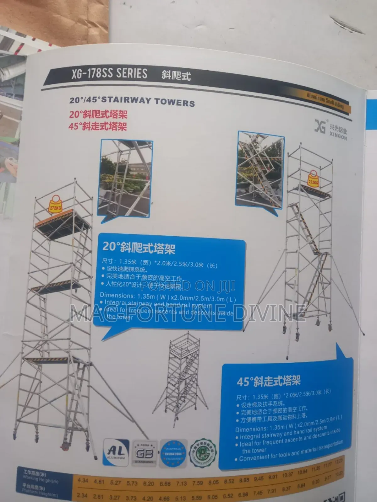 Scalfolding Ladder Original 10meter Height