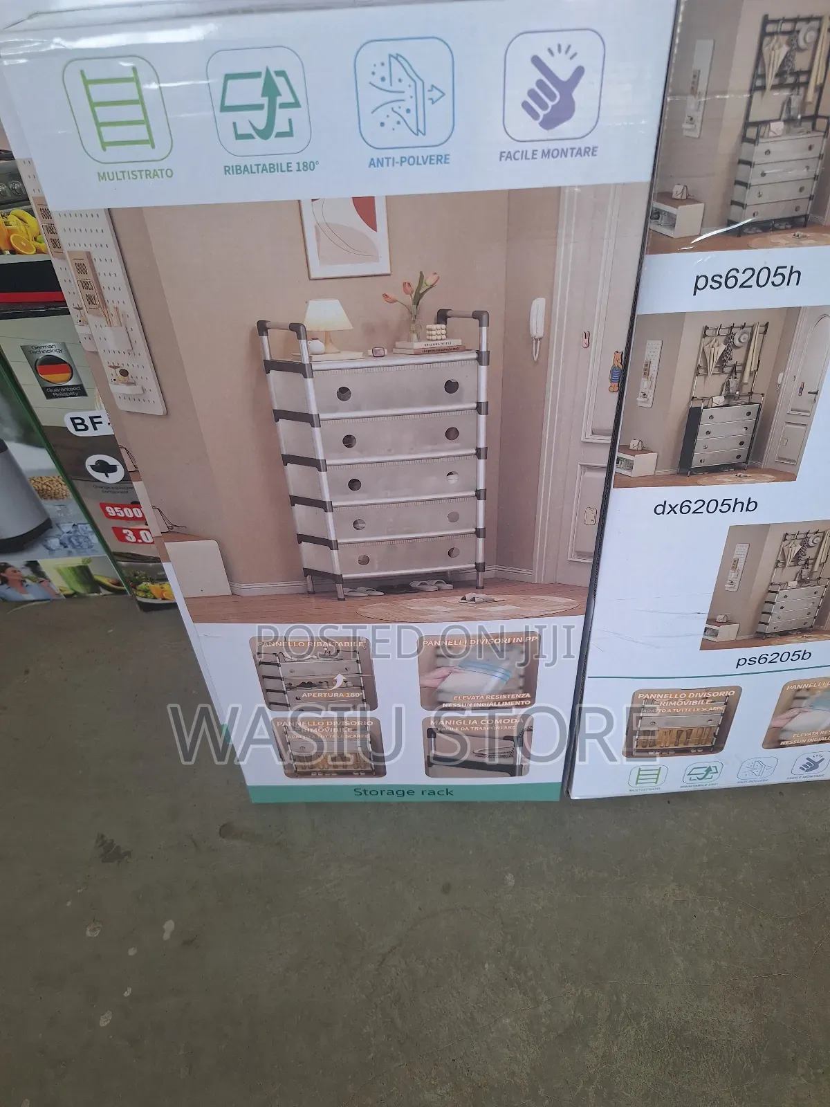 6-Tier Shoe Rack Designed for Organizing Footwear