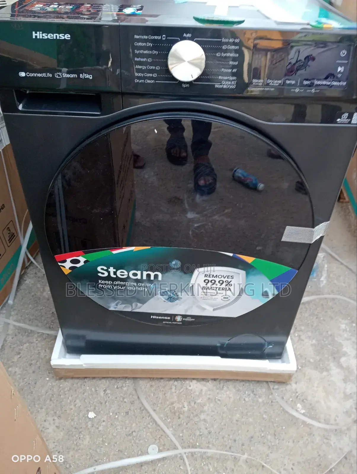 Hisense Wash and Dry Inverter Washing Machine 8kg