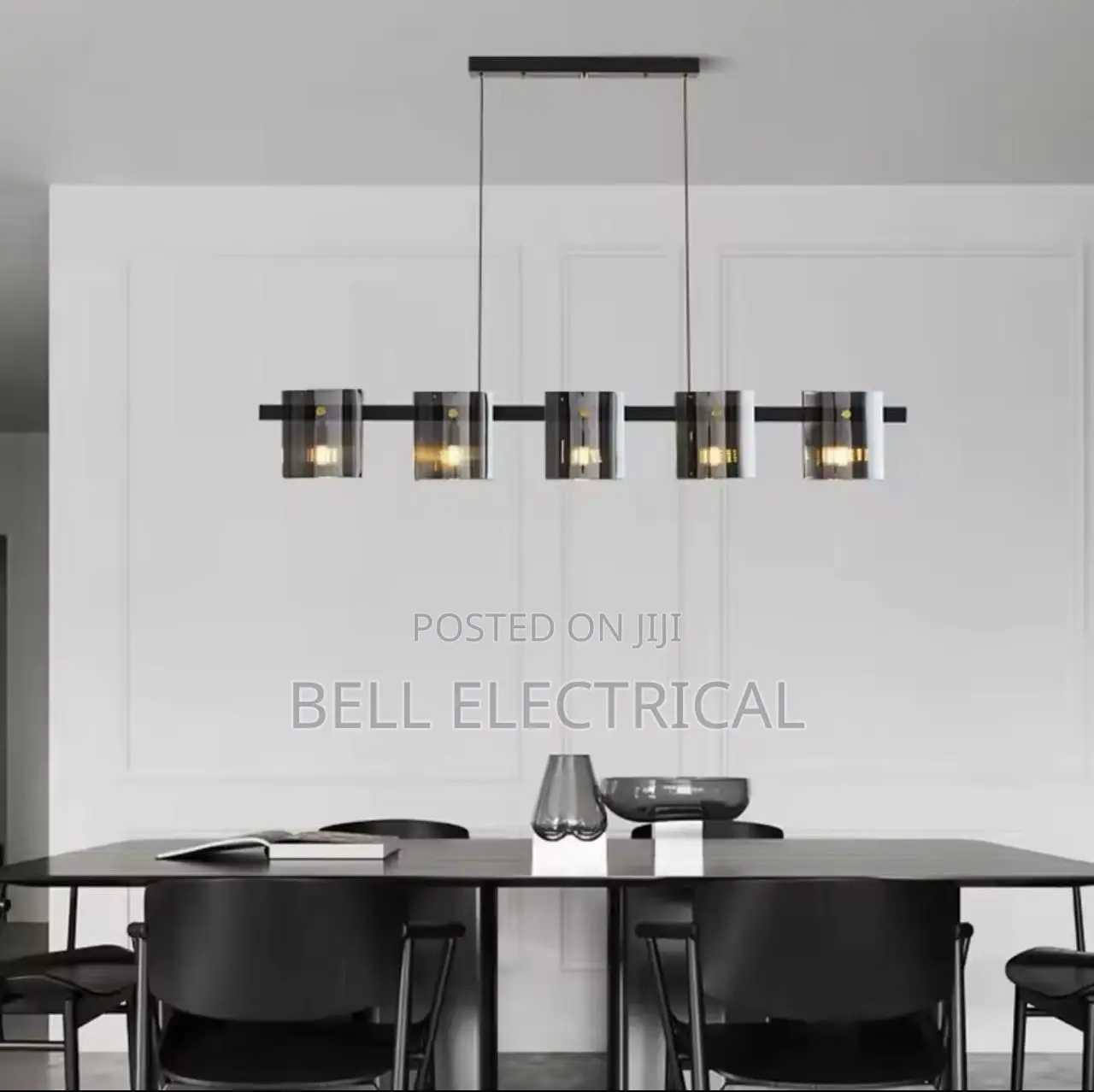 Modern Smoky Glass Chandeliers