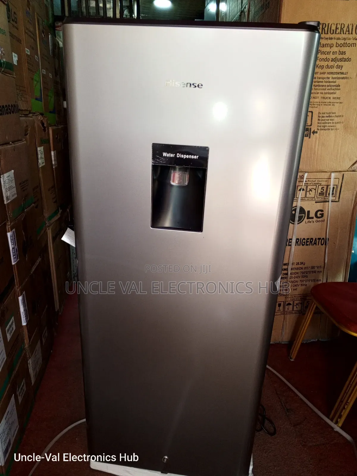 Hisense Single Door Fridge With Dispenser