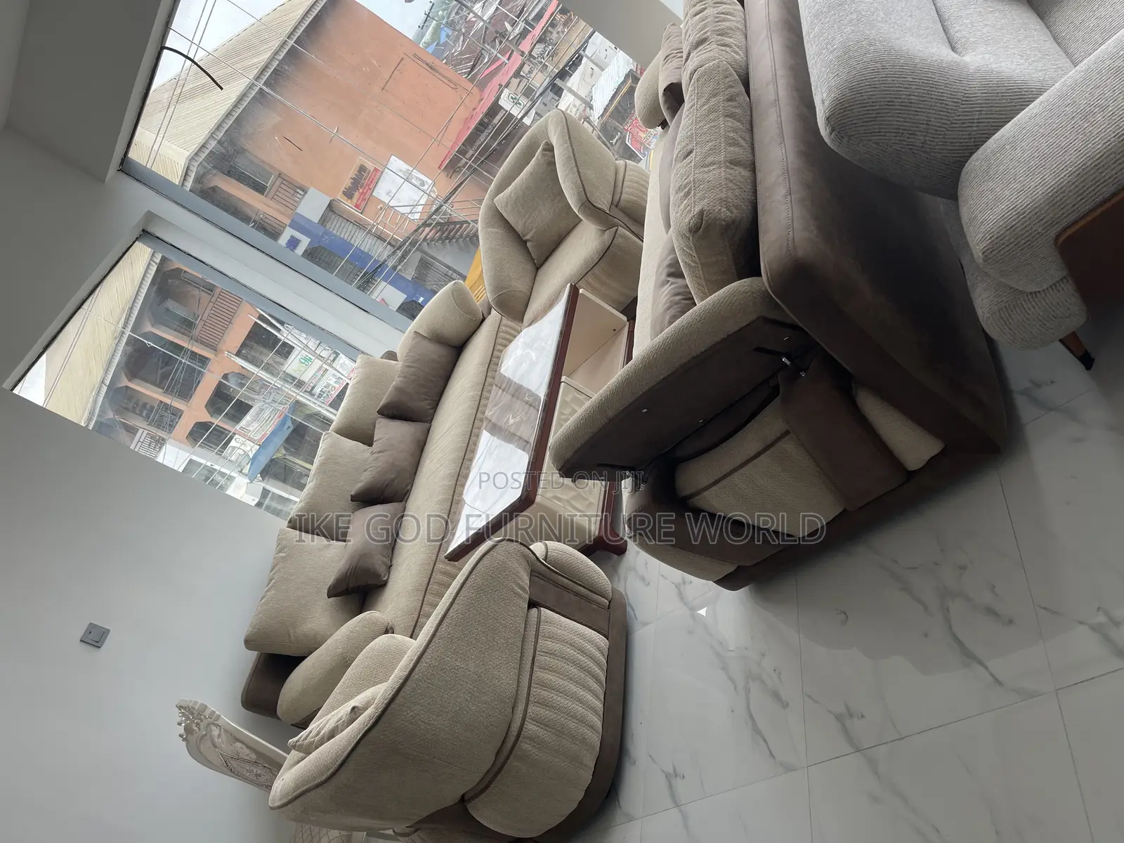Set of High Quality Imported Turkey Contemporary Fabric Sofa