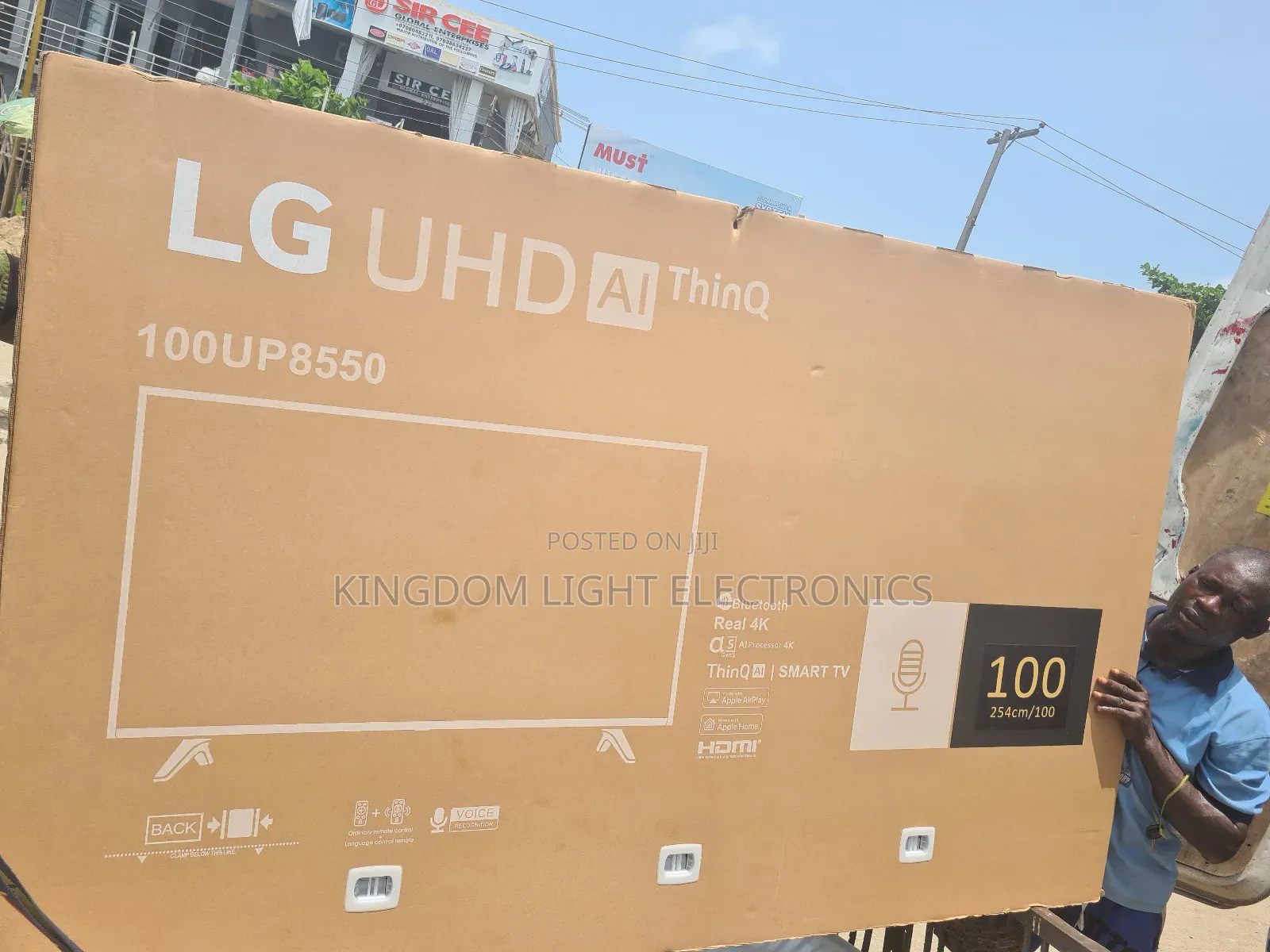 New Lg Uhd A1 Thinq 100 Inches Smart/Android Television.