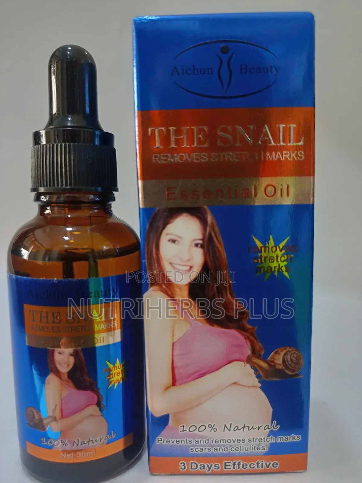The Snail Essential Oil Removes Stretch Marks