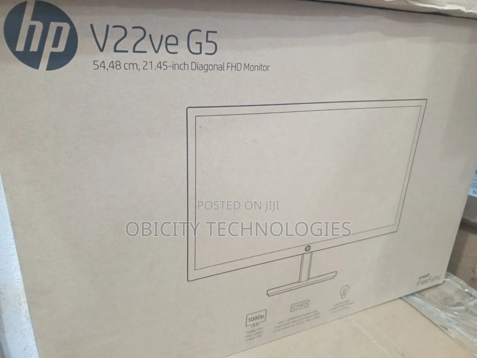 Hp V22e 21.5 Full Hd Hdmi Vga Monitor