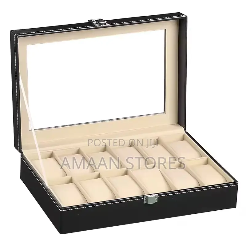 12-Slot Wristwatch Storage Box/ Organizer