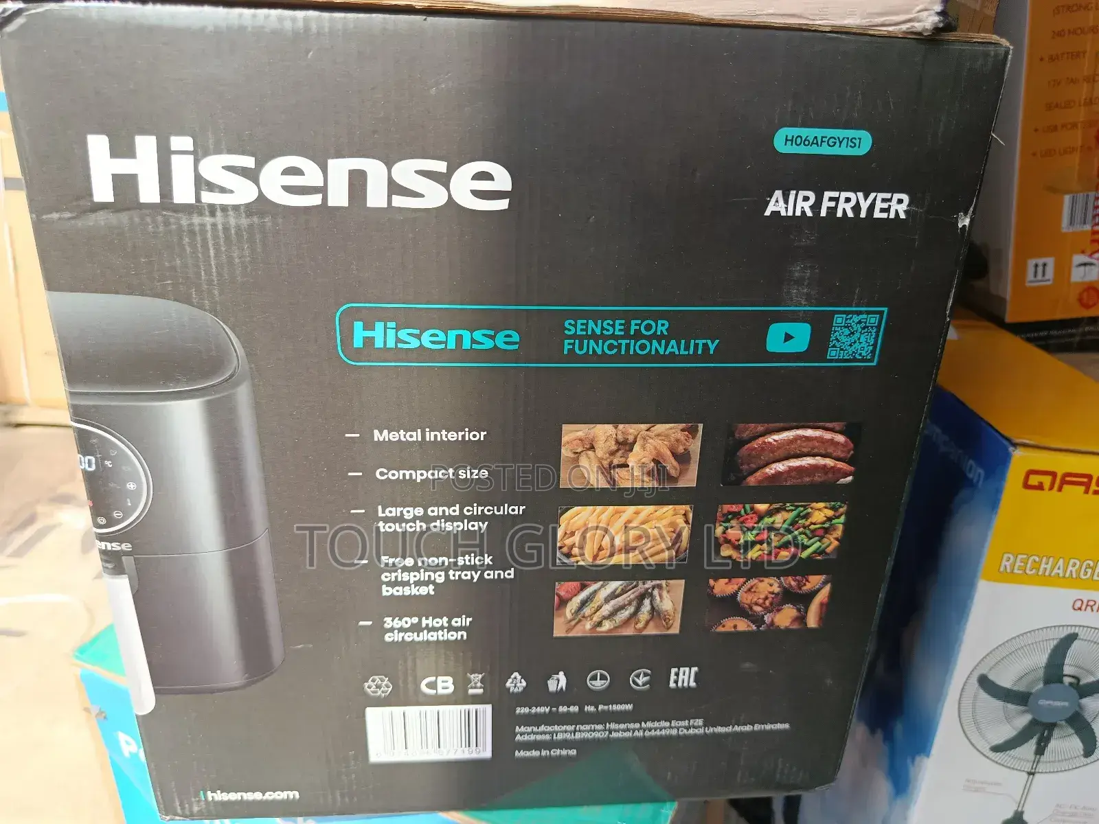 Hisense Air Fryer, H06afgy1s1 5.2l