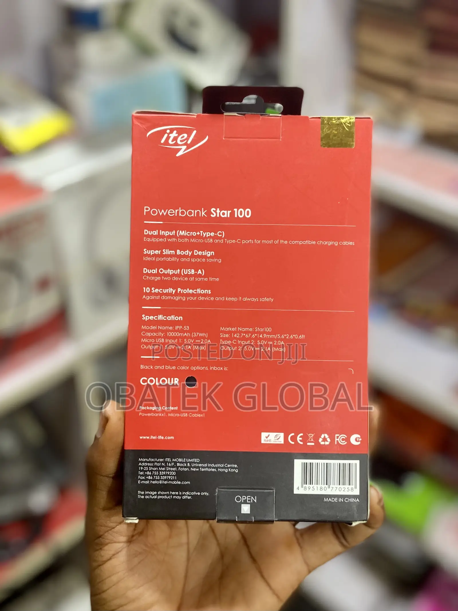 Itel 10,000mah