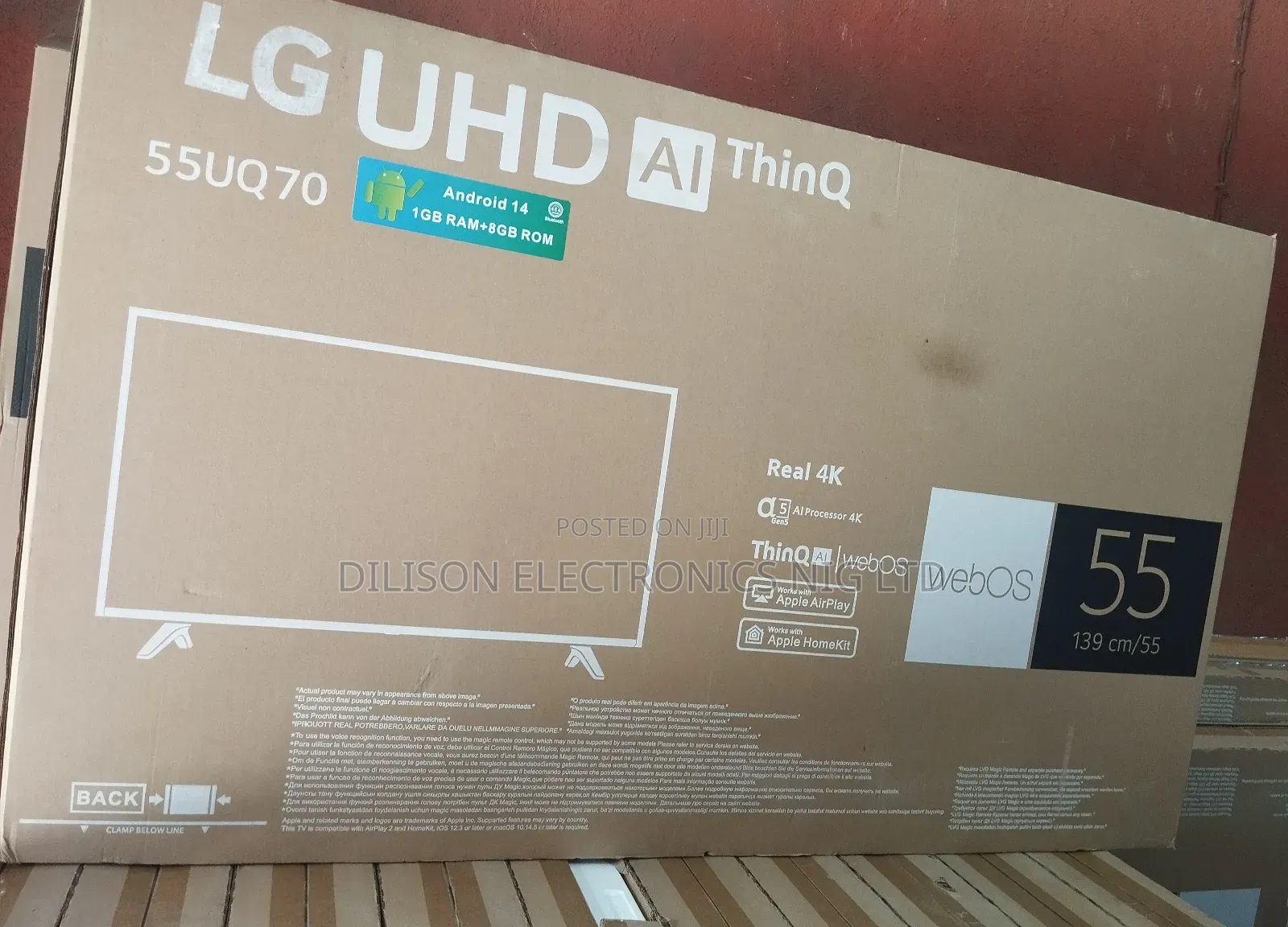 55" Ultra Uhd Lg Ai Smart Television