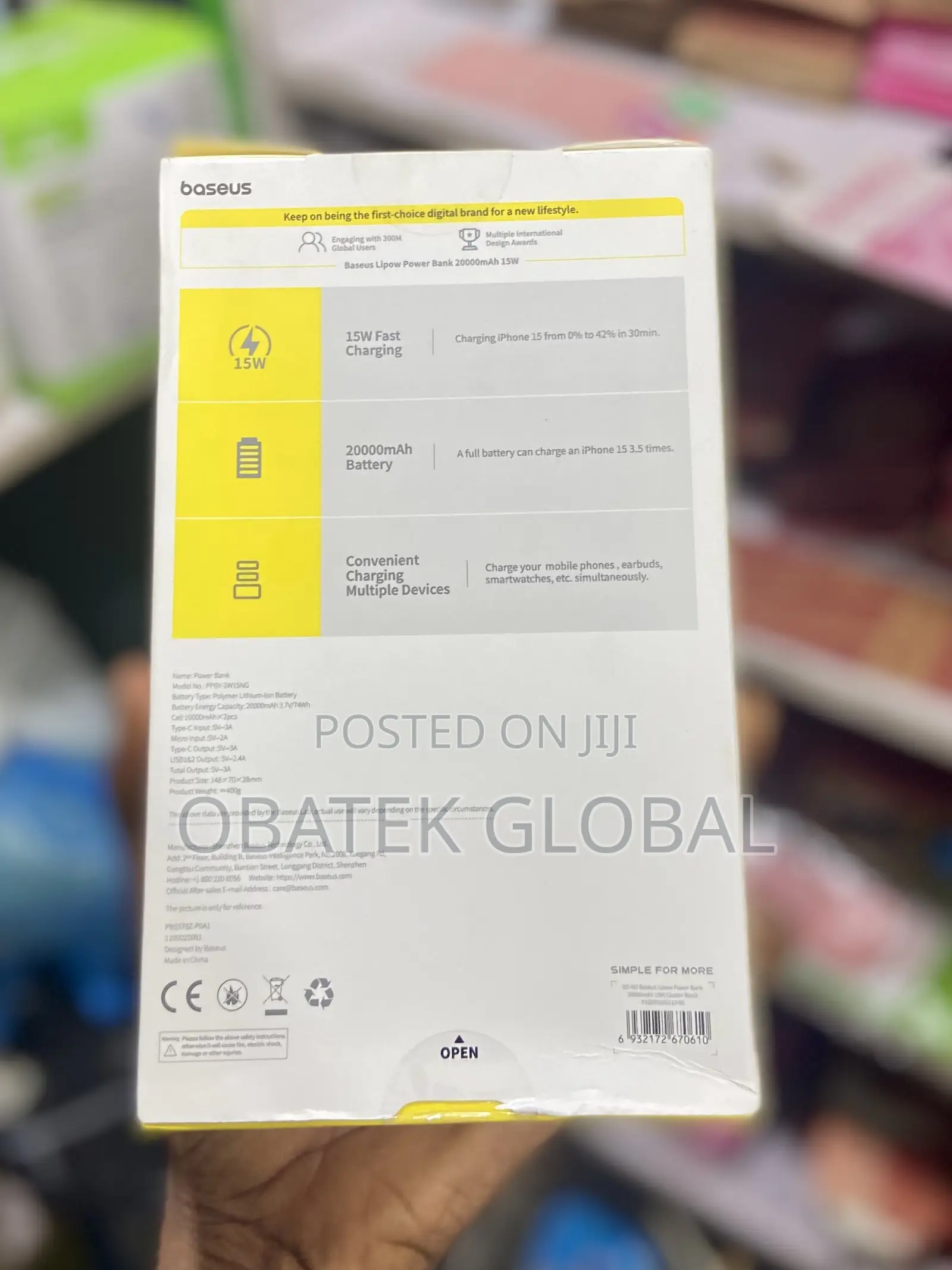 Baseus 2000mah Powerbank