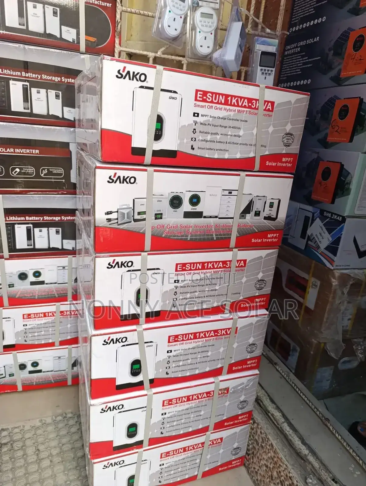 Sako 2kva 12v Hybrid Inverter With 400 Pv MPPT Controller