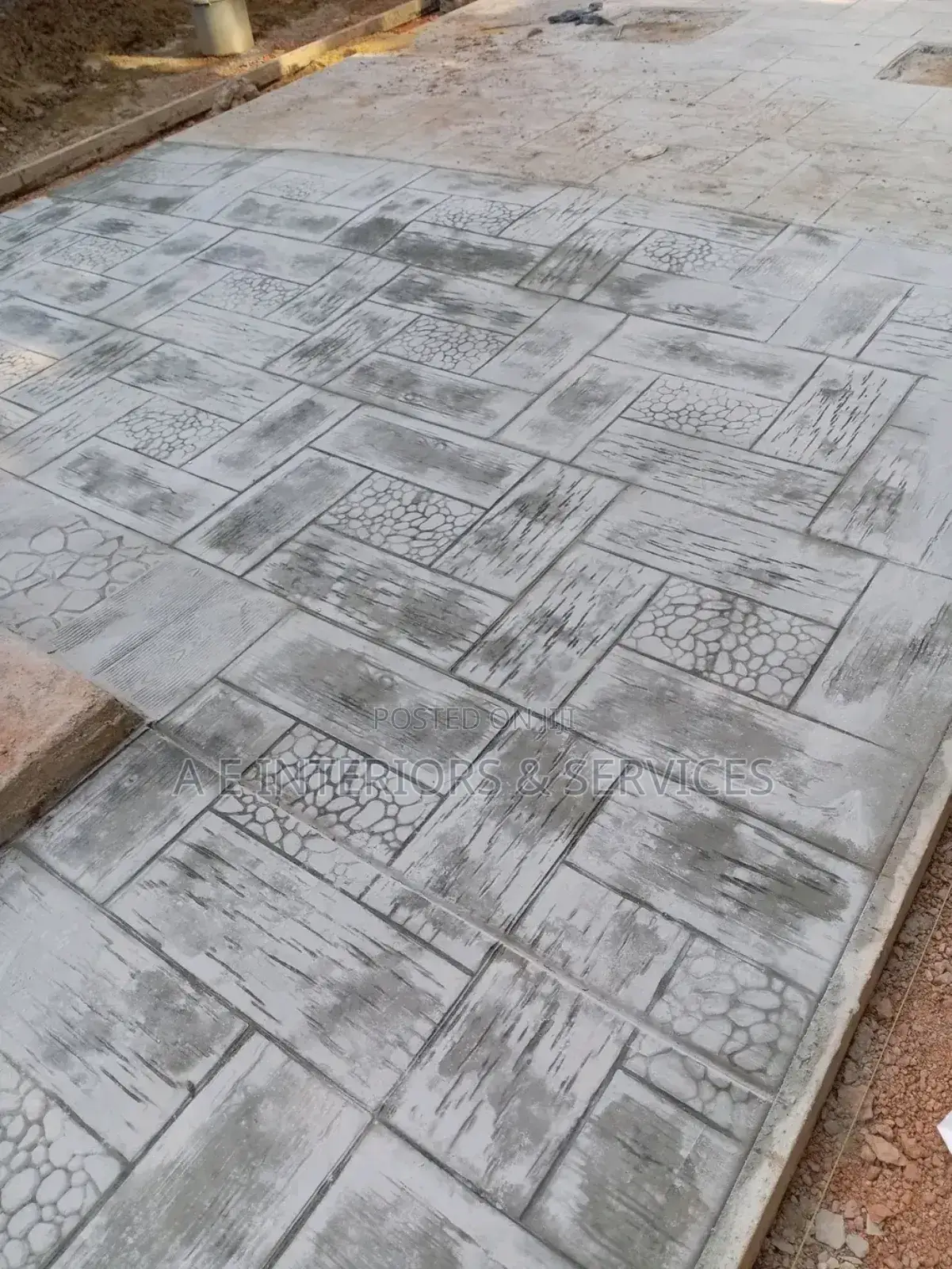 Stamped Concrete Construction