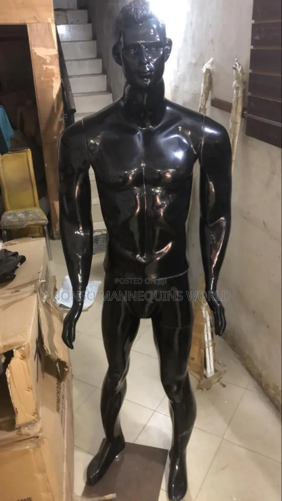 Different Colours Of Nugeria Produced Male Fibre Mannequin