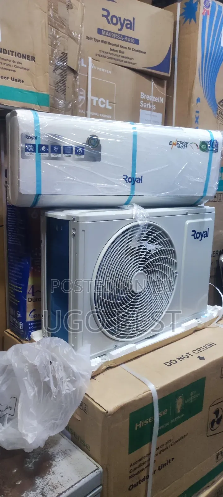Royal 1hp Inverter Ac Smart Energy Saving 2yrs Warranty