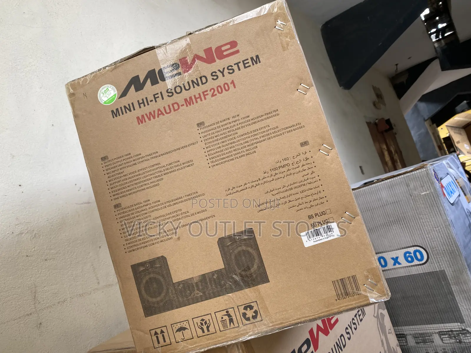Mewe 1100watts Sound Xboom