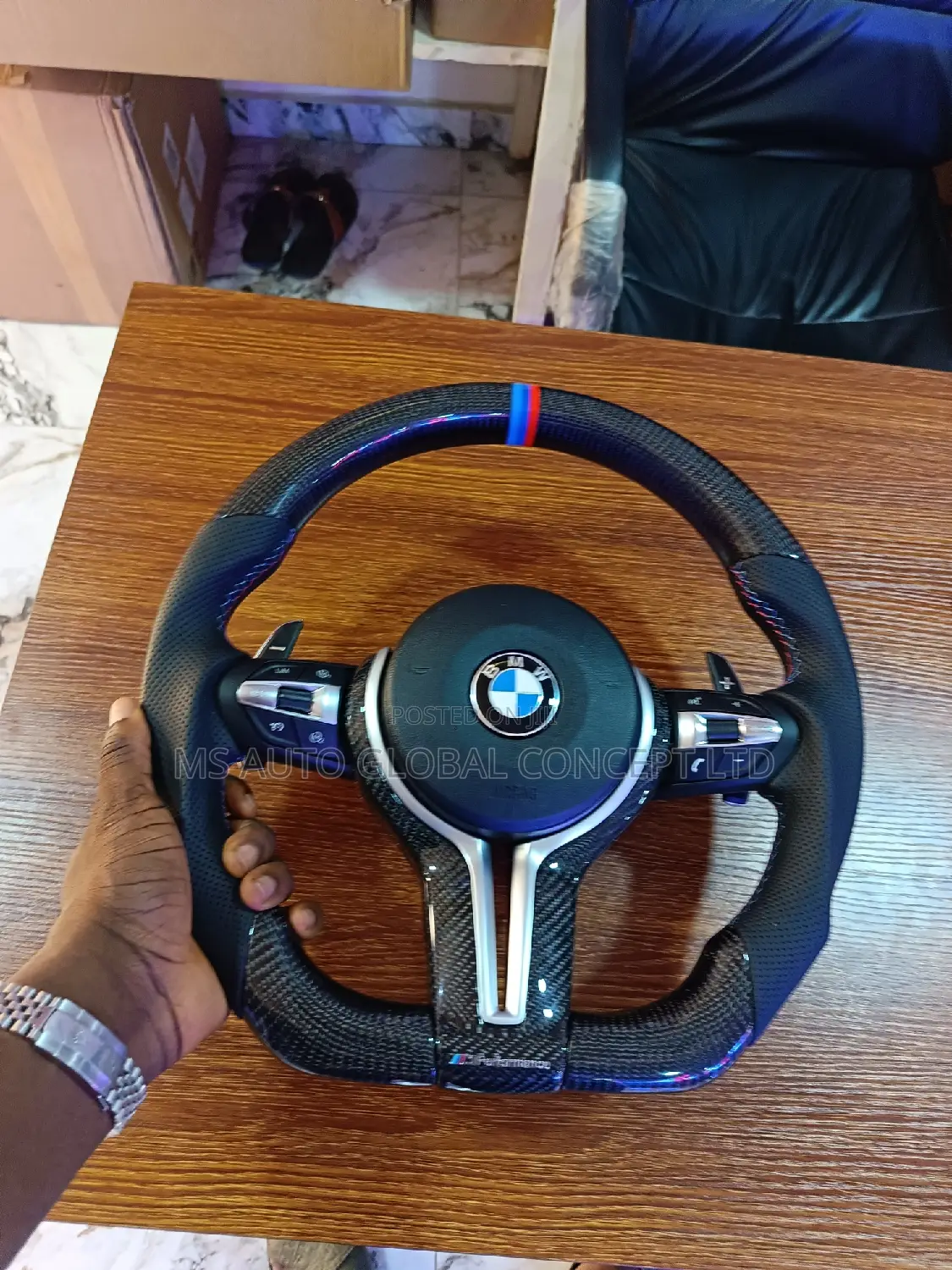 Bmw Steering Wheel Upgrade Carbon Fiber