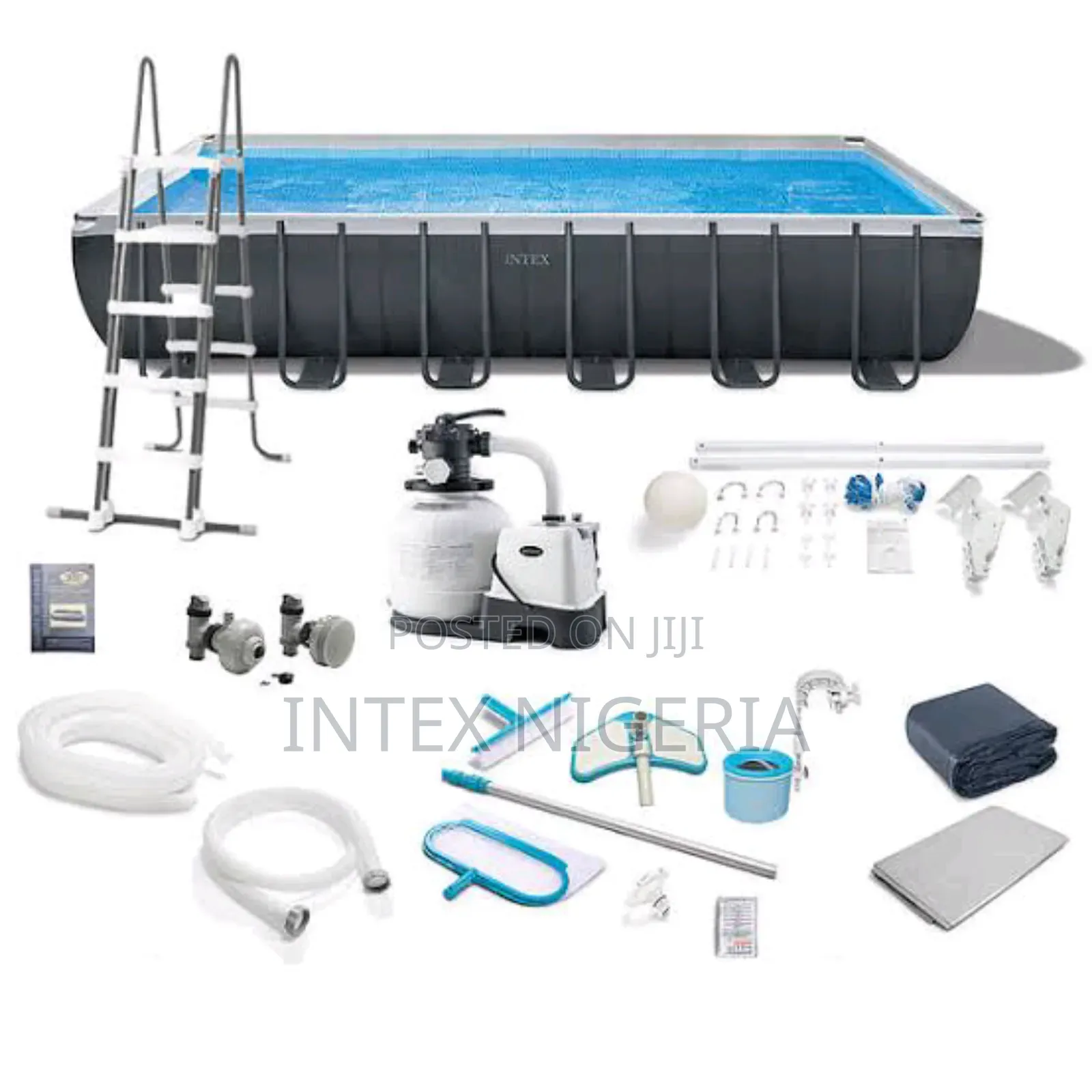 Intex Collapsible 32ft X 16ft X 52" Swimming Pool