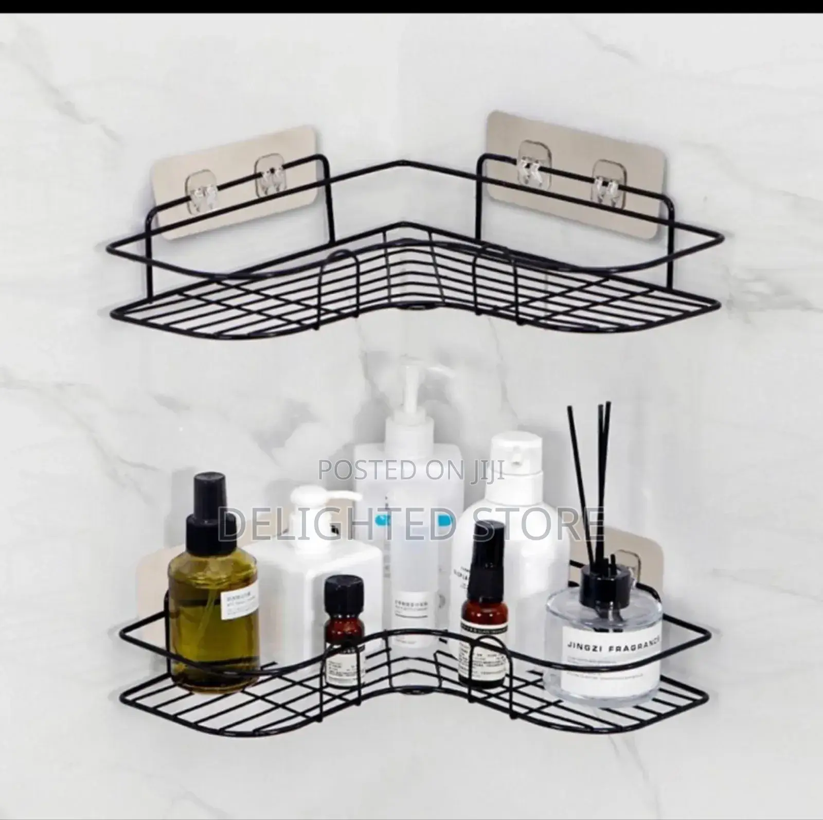 Angled Toilet/Bathroom/Kitchen Wall Tiles Storage Rack