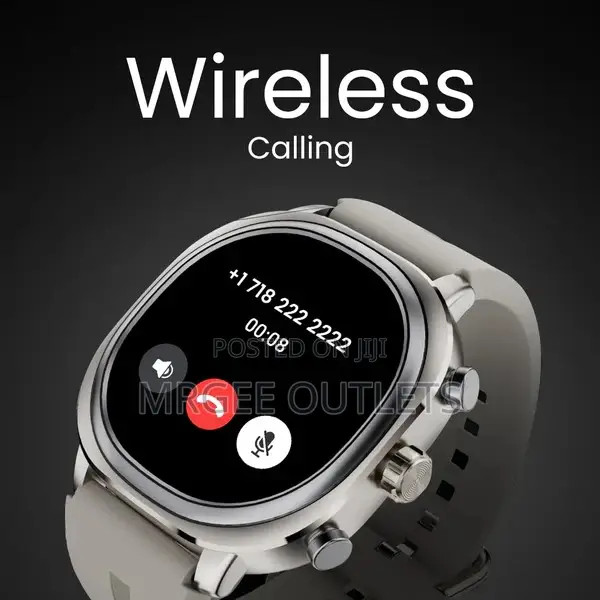 Hifuture Aix Lite Champagne Smart Watch 1.43 Inch Amoled Dis