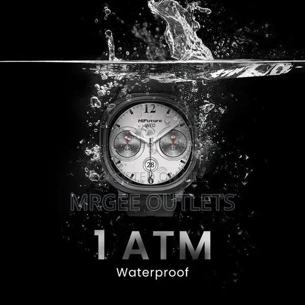 Hifuture Aix Lite Champagne Smart Watch 1.43 Inch Amoled Dis