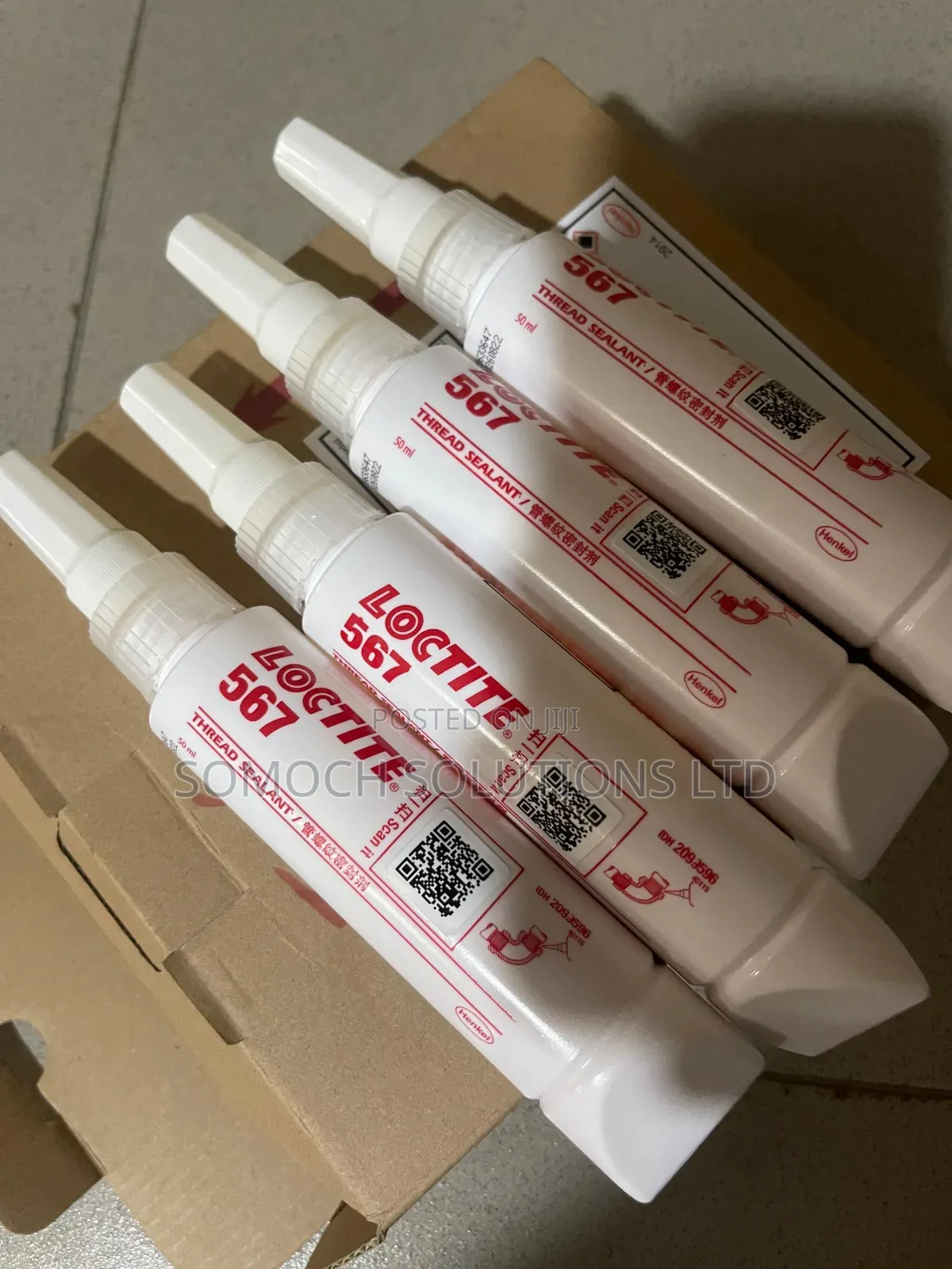 Loctites 567 Thread Sealant for Locking and Sealing