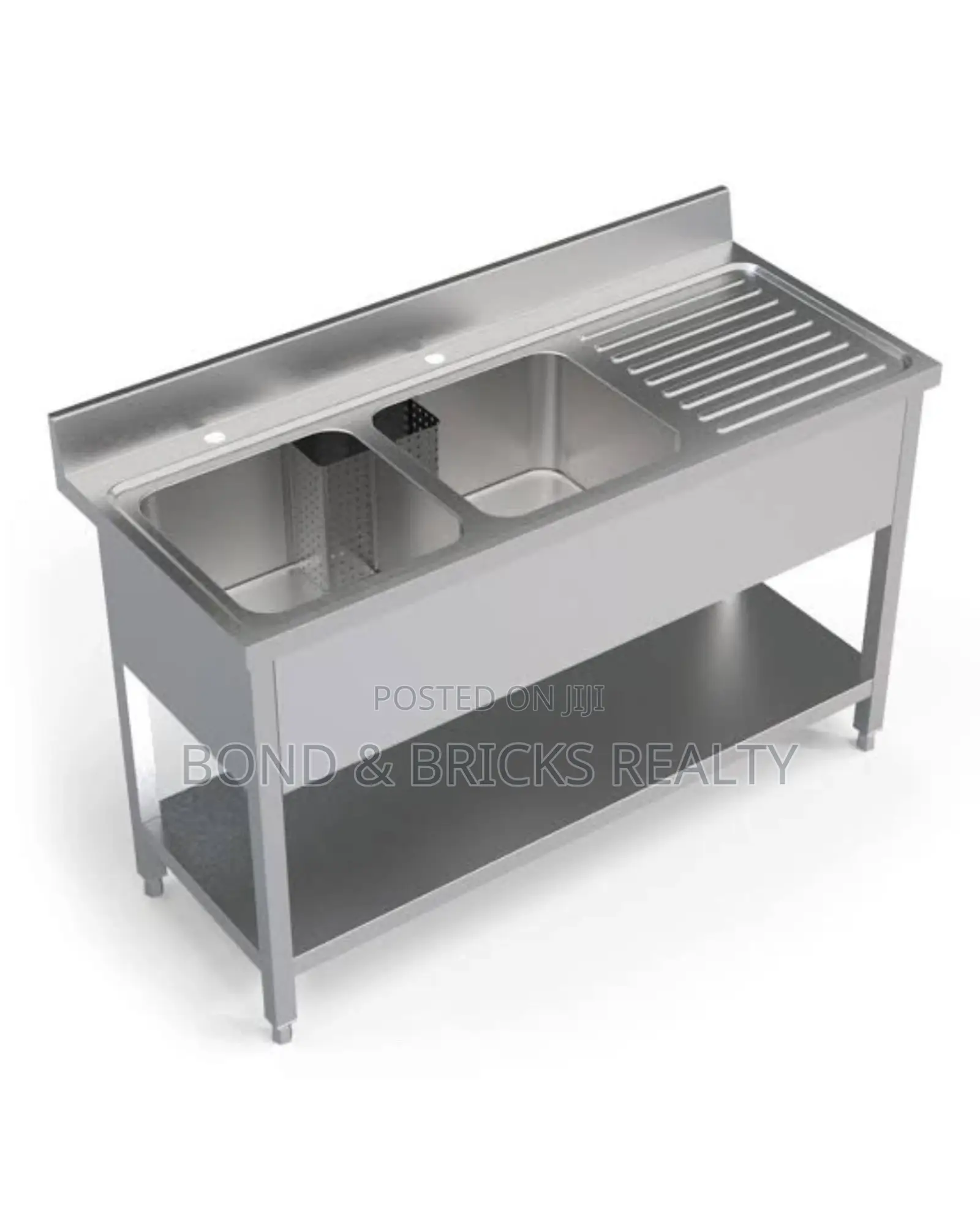 Industrial Double Sink