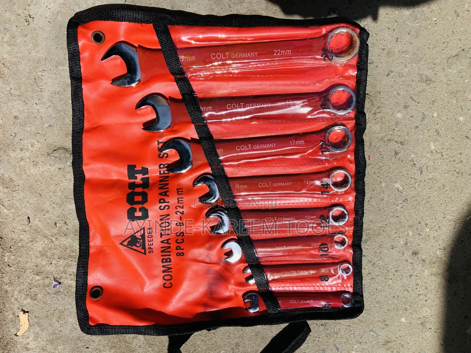 8pcs 6-22 Insulated Combination Spanner