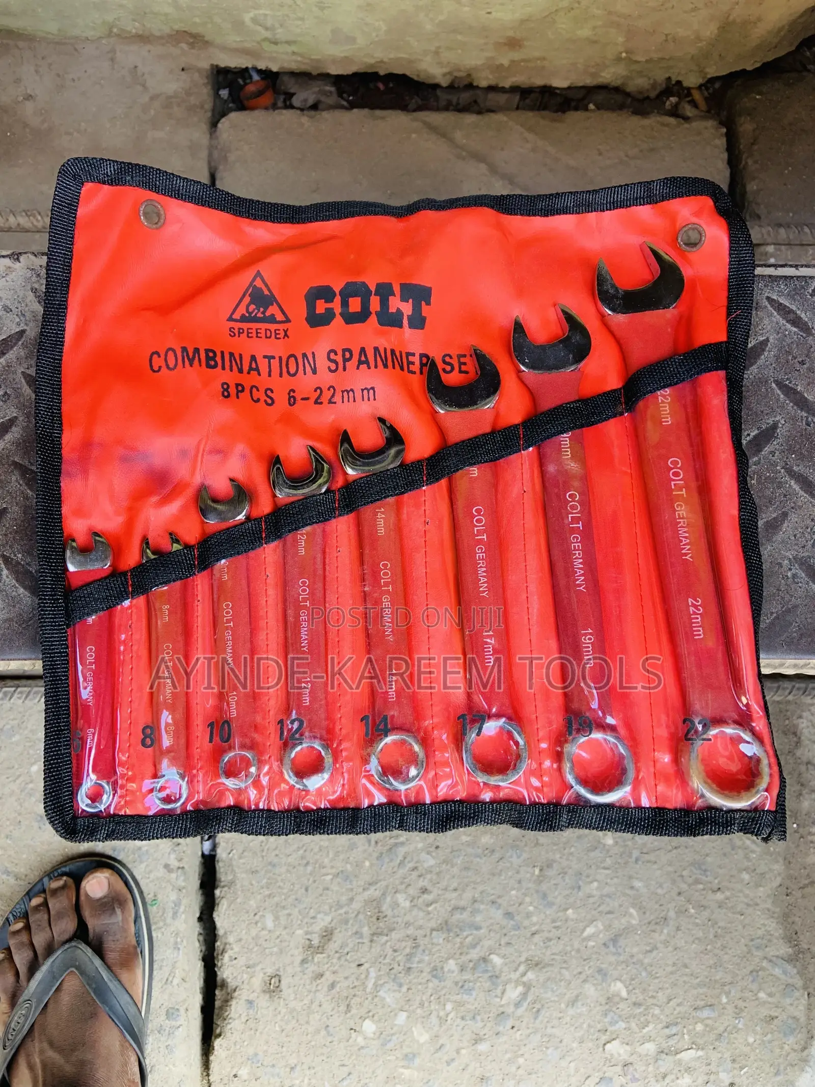 8pcs 6-22 Insulated Combination Spanner