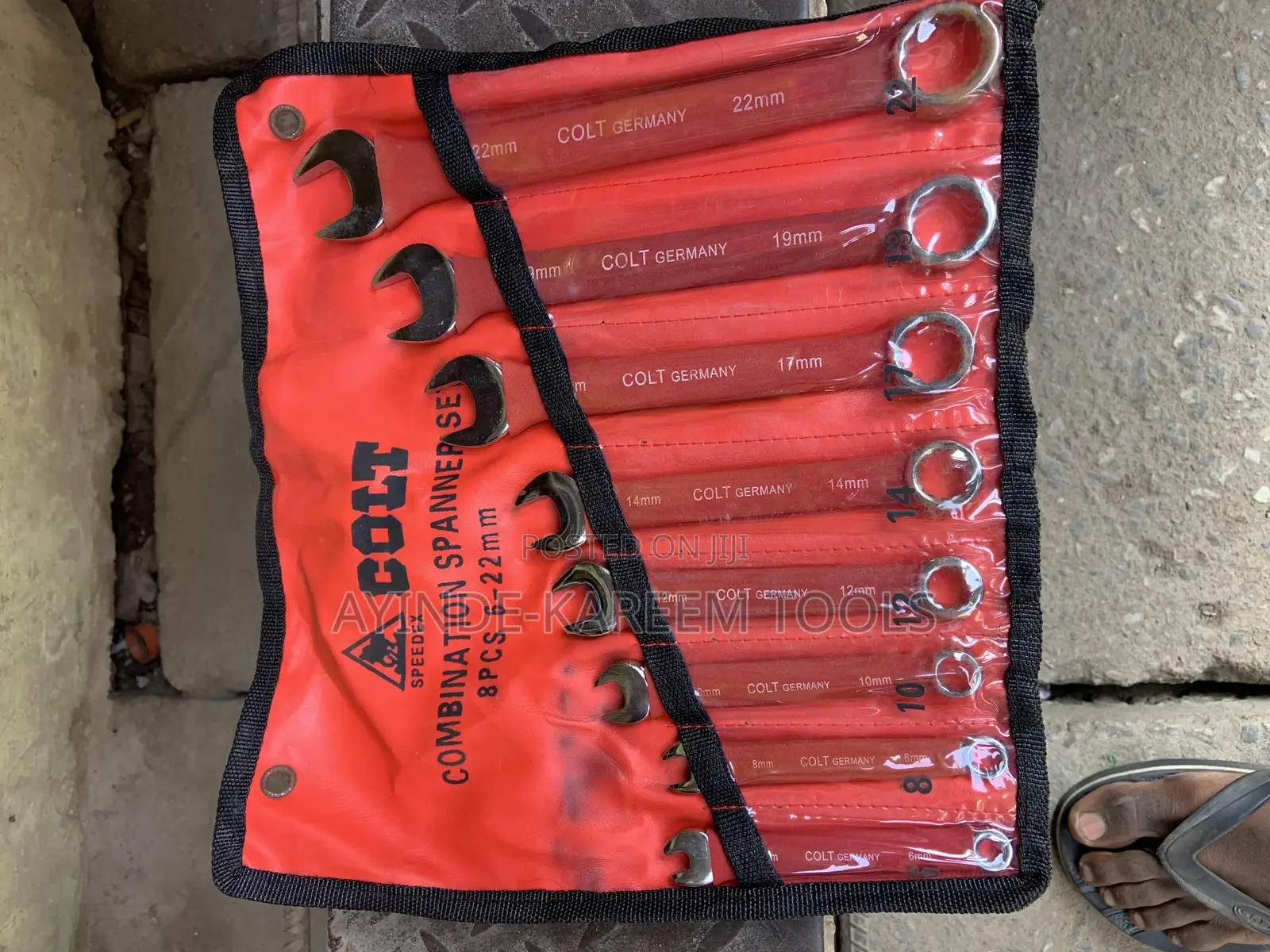 8pcs 6-22 Insulated Combination Spanner