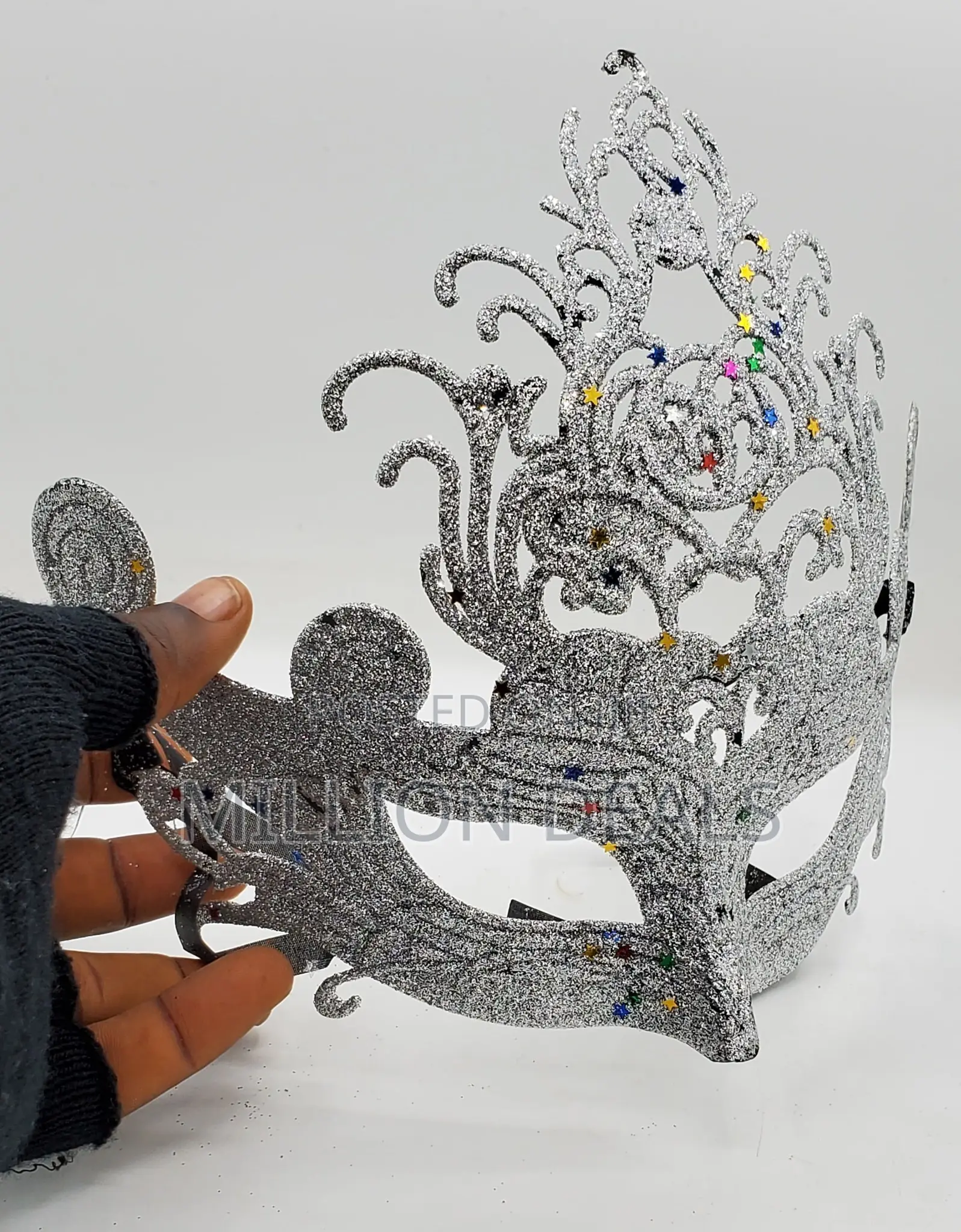 Silver Queen Inspires Women Face Party Mask