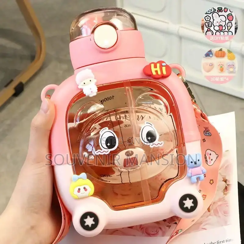 Bear Cartoon Water Bottle for Kids