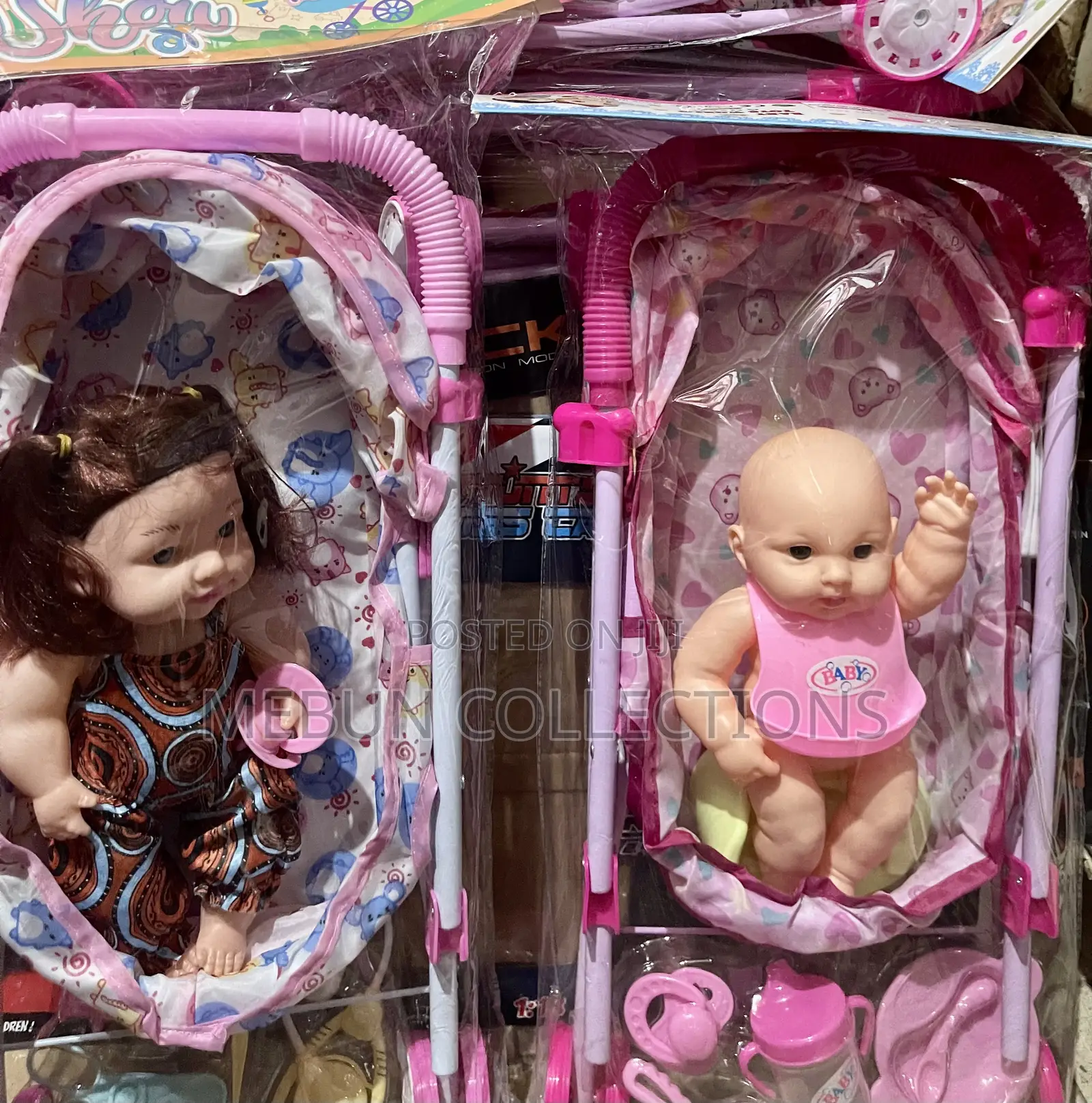 Kids Doll With Stroller and Accessories