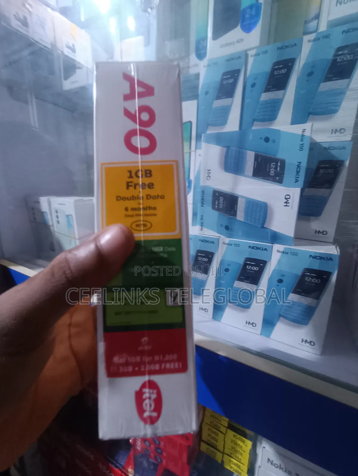 New Itel A90 64 GB Black