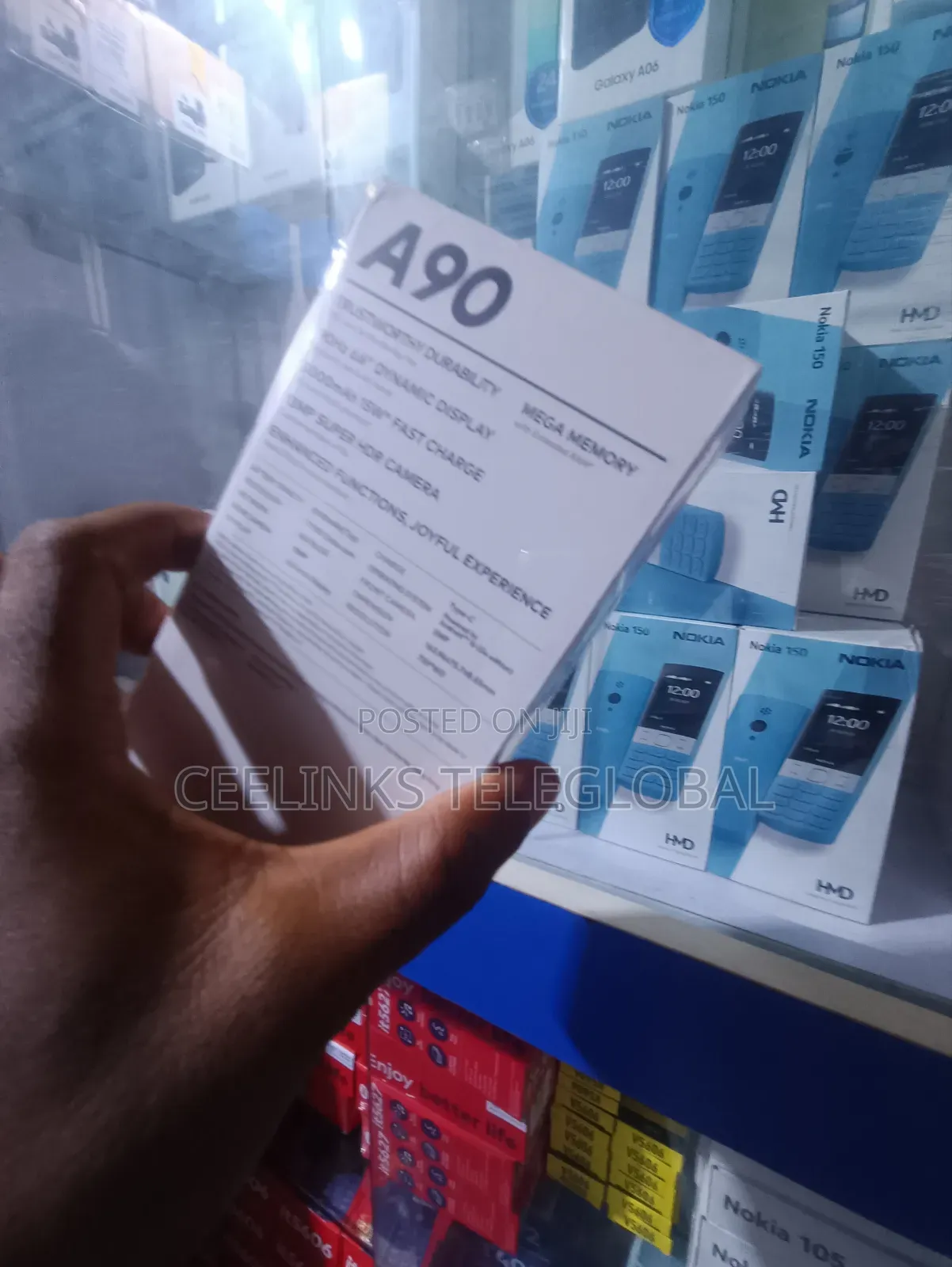 New Itel A90 64 GB Black