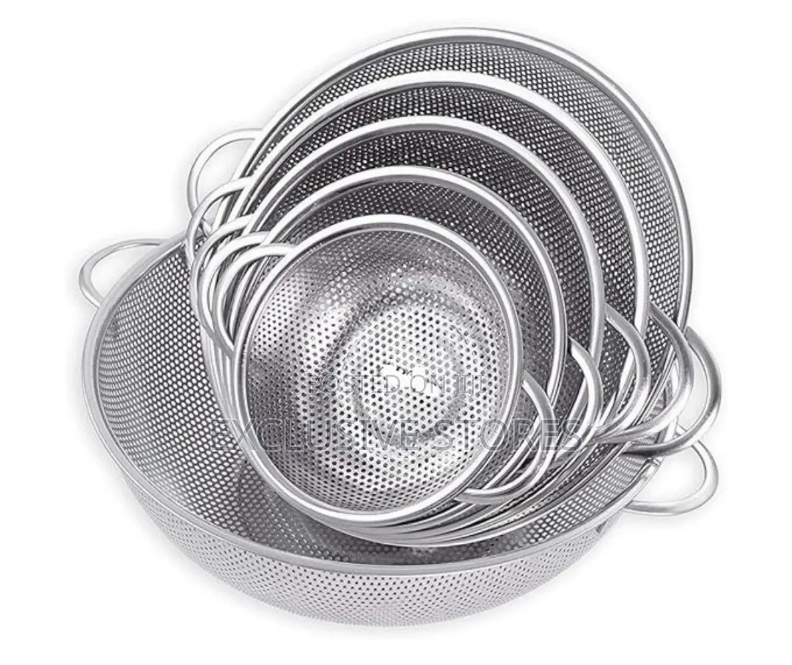6pcs Stainless Steel Drainer